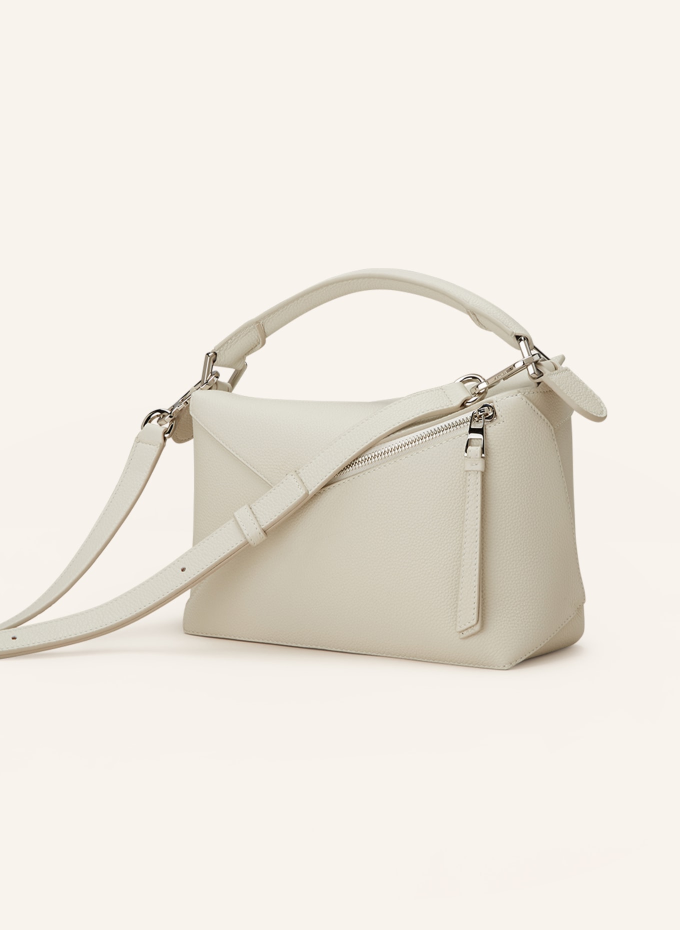 LOEWE Handbag PUZZLE EDGE SMALL, Color: WHITE (Image 2)