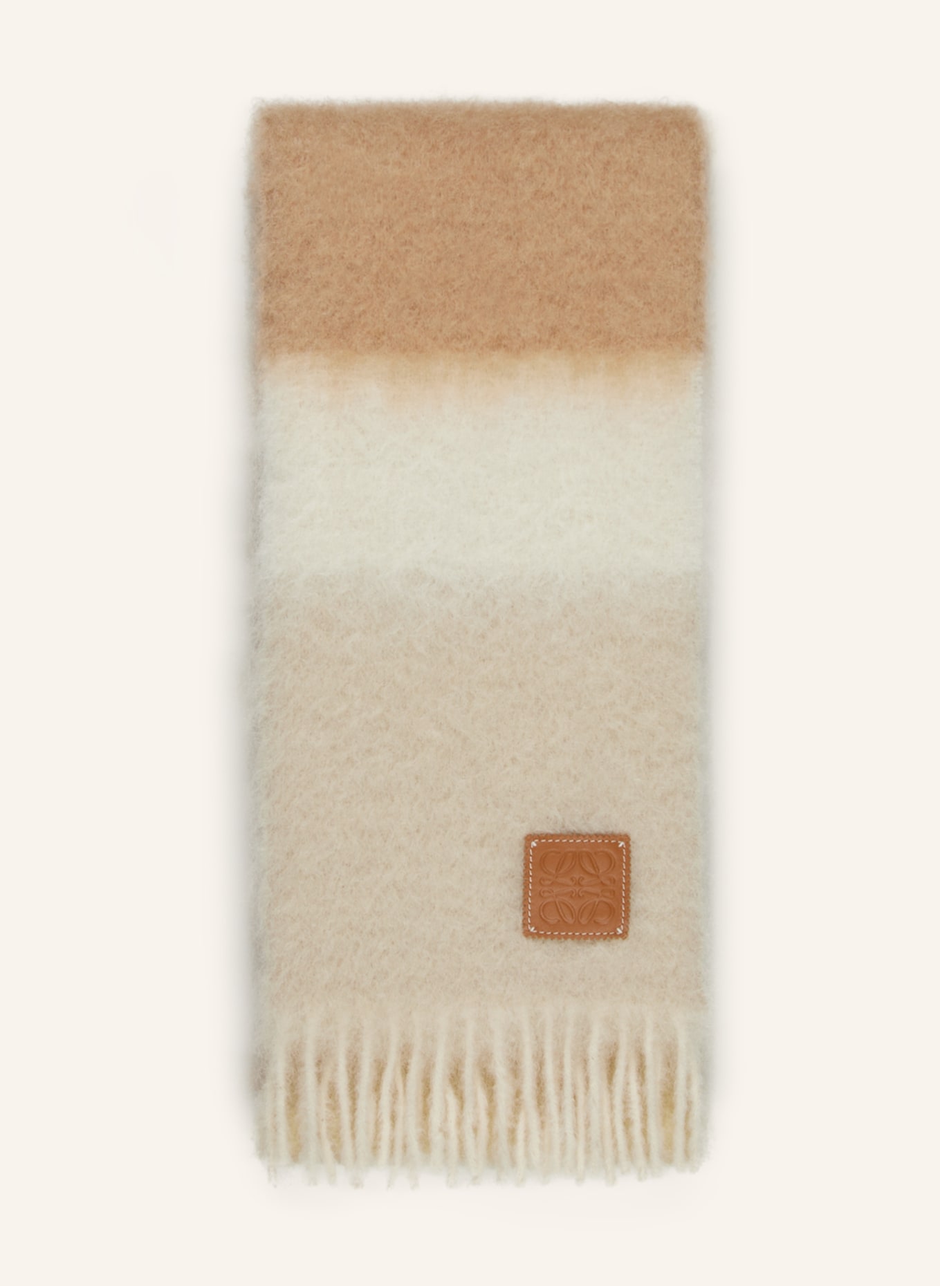 LOEWE Scarf with mohair, Color: BEIGE/ CREAM (Image 1)