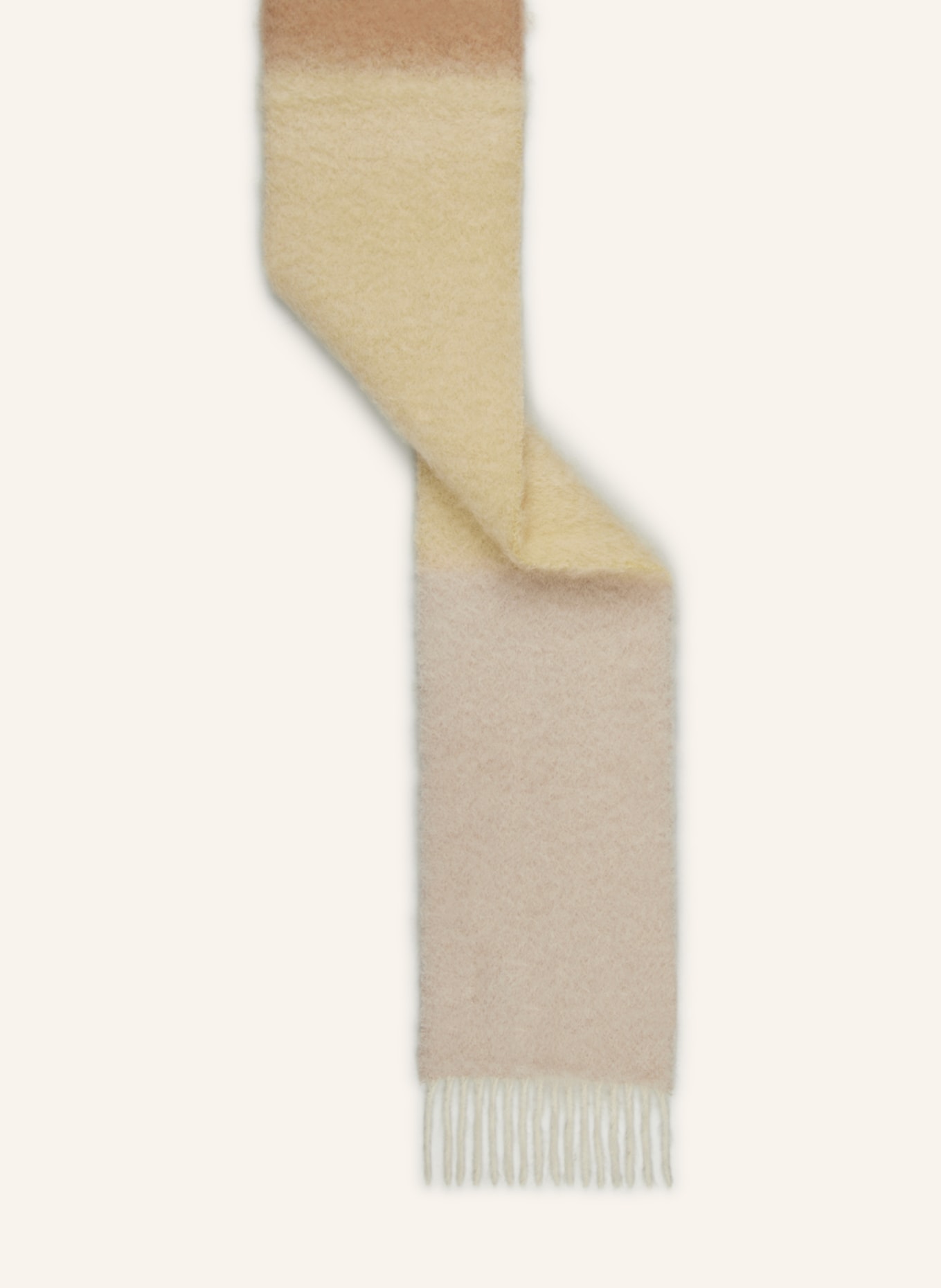 LOEWE Scarf with mohair, Color: BEIGE/ CREAM (Image 2)