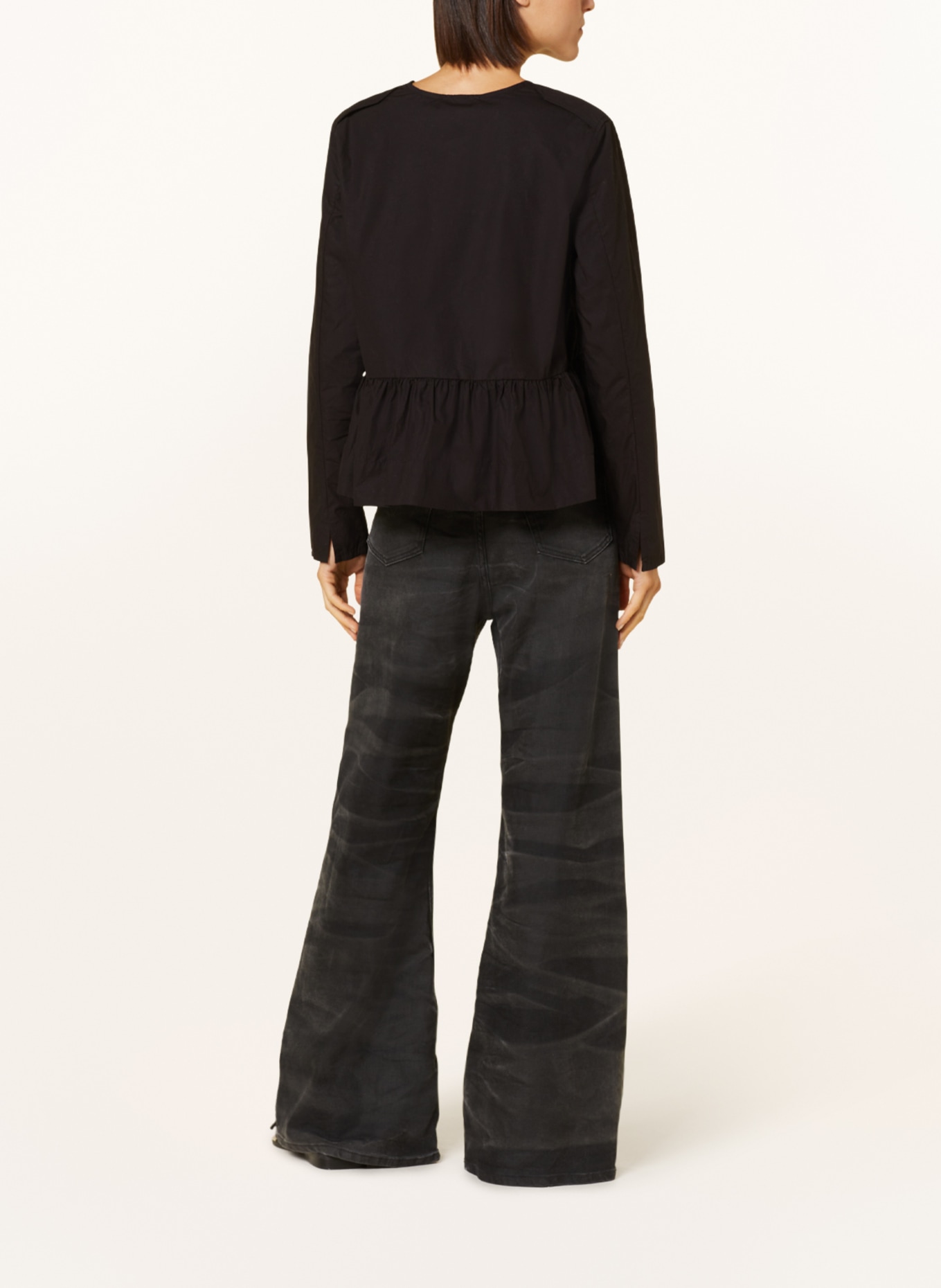 GANNI Shirt blouse, Color: BLACK (Image 3)