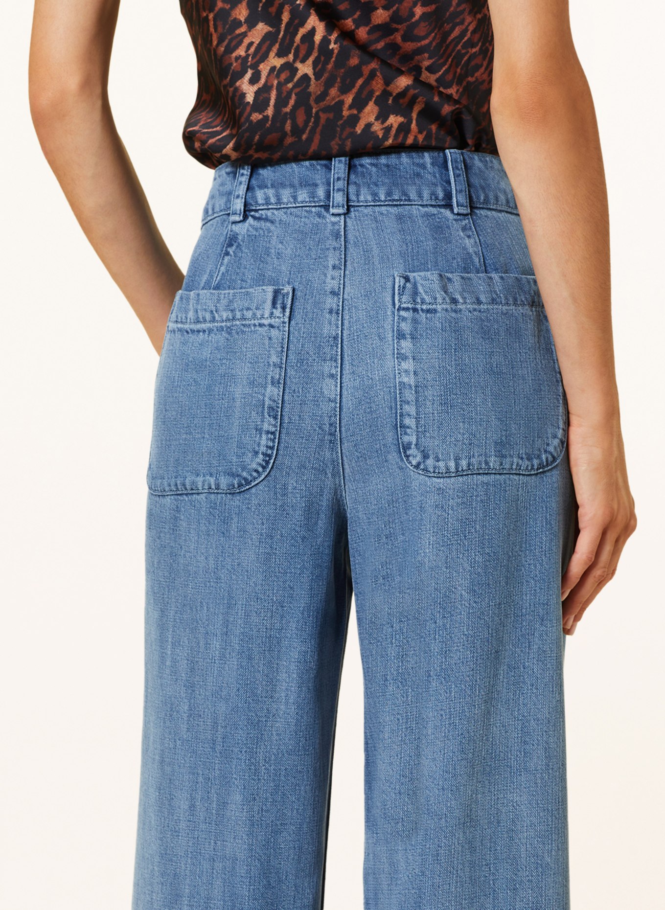 bella dahl Flared jeans, Color: 2023364 VINTAGE STREAKY WASH (Image 5)