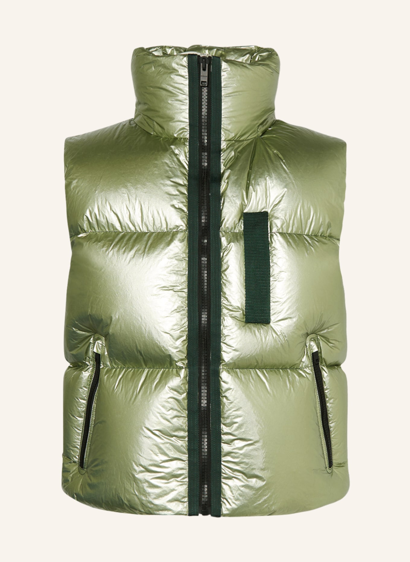 GIVENCHY Down vest, Color: LIGHT GREEN (Image 1)