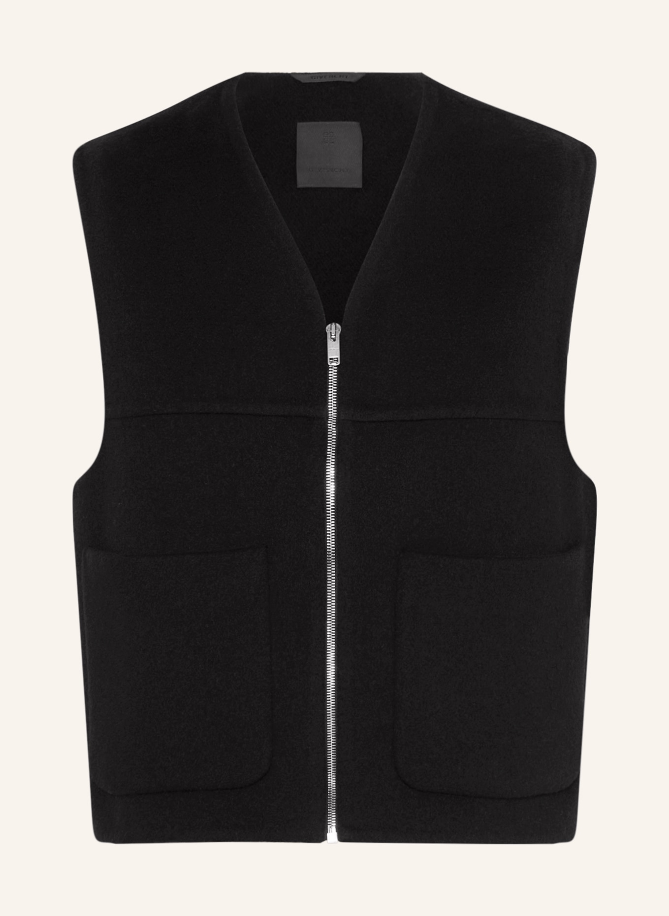 GIVENCHY Vest, Color: BLACK (Image 1)