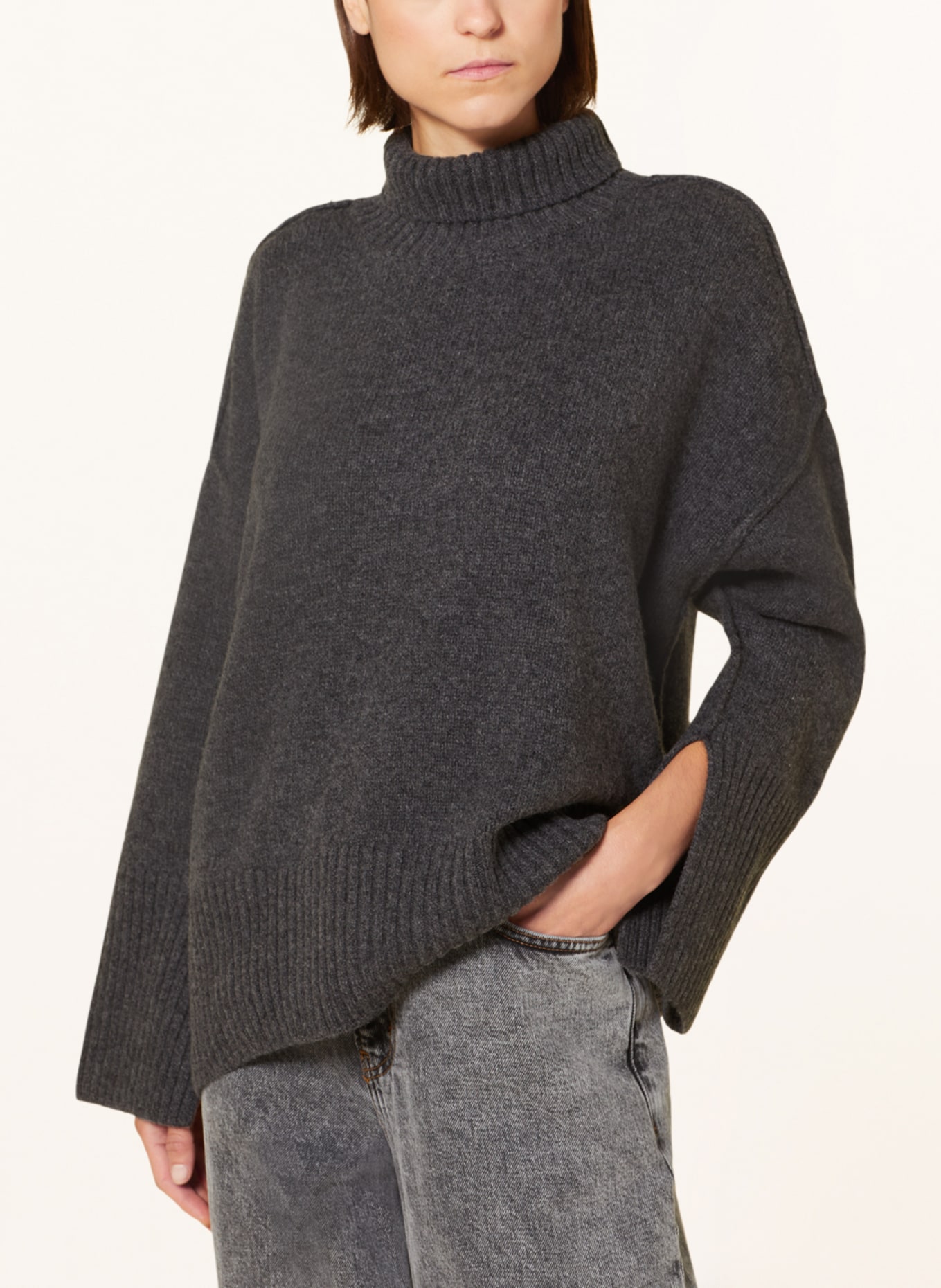 DAY BIRGER et MIKKELSEN Turtleneck sweater BAKER, Color: GRAY (Image 4)