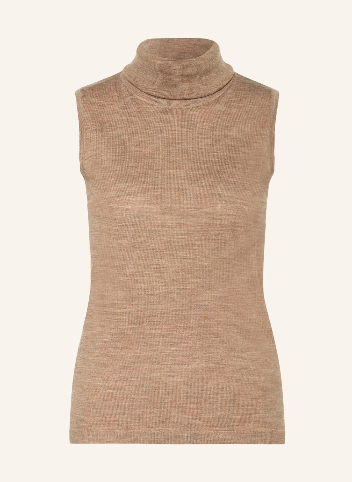 MRS & HUGS Sweater vest in merino wool, Color: TAUPE (Image 1)