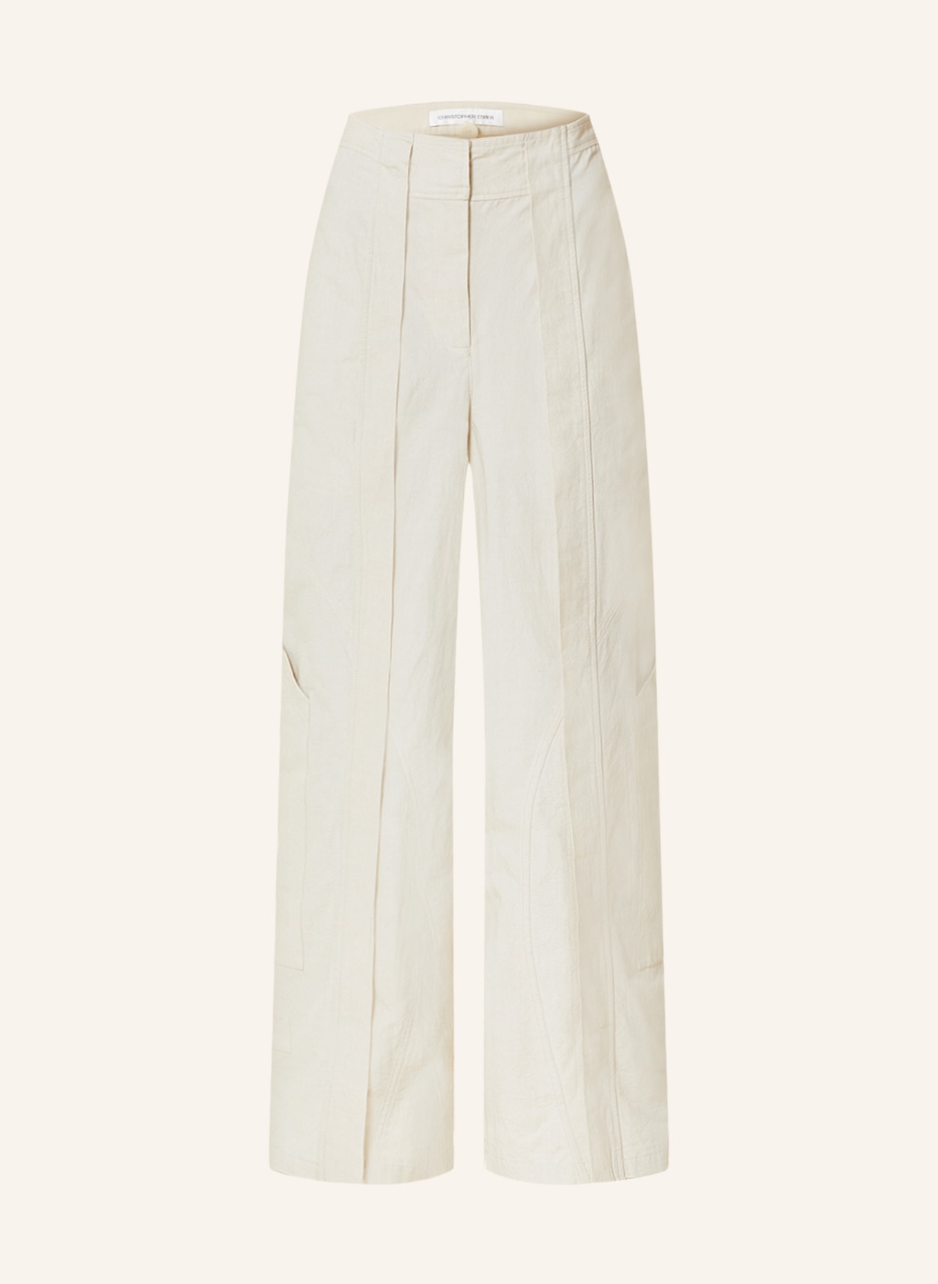 CHRISTOPHER ESBER Trousers COCOSOLO, Color: CREAM (Image 1)
