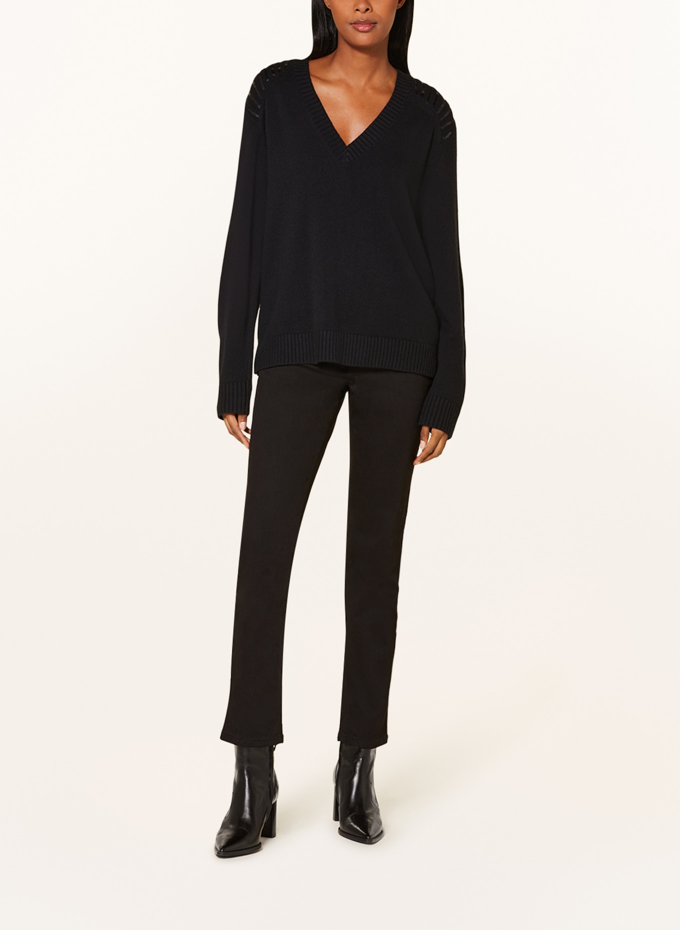 DOROTHEE SCHUMACHER Sweater with sequins, Color: BLACK (Image 2)