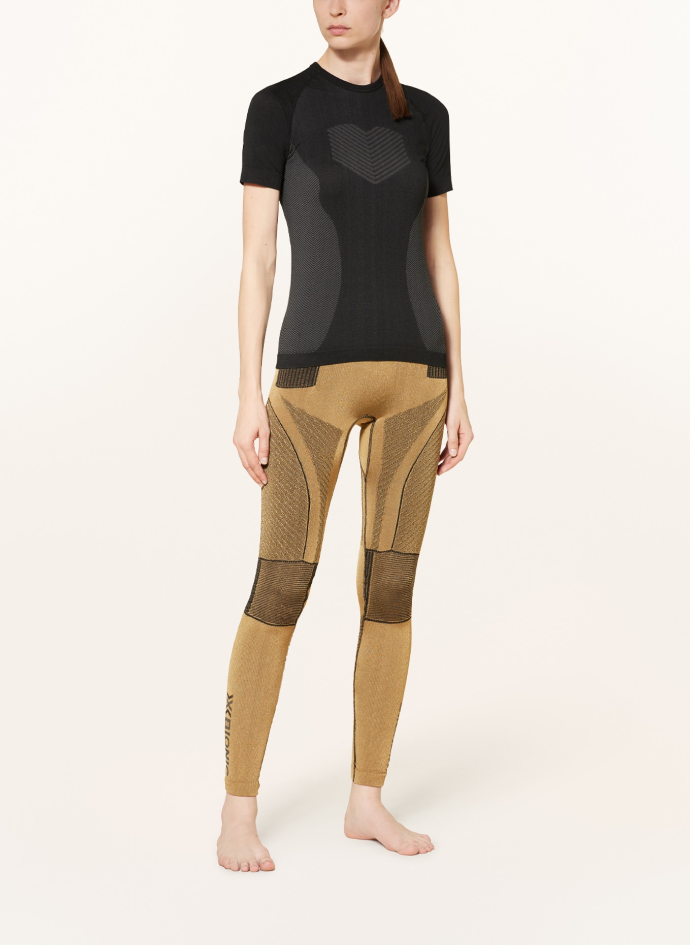 me°ru' Functional underwear shirt ATKA, Color: BLACK/ GRAY (Image 2)