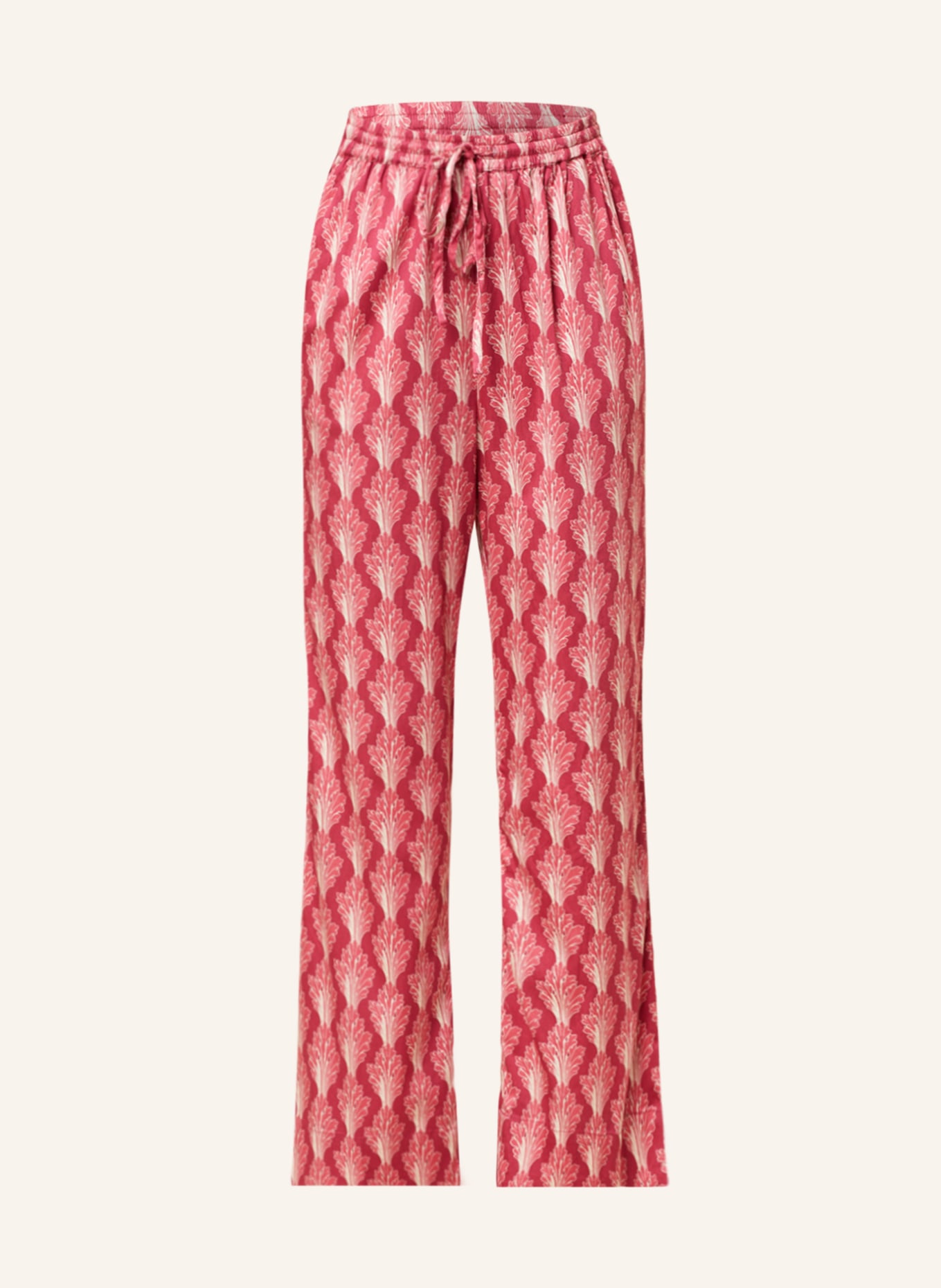 ESSENZA Spodnie od piżamy MARE TESSE, Kolor: FUKSJA/ JASNOCZERWONY (Obrazek 1)