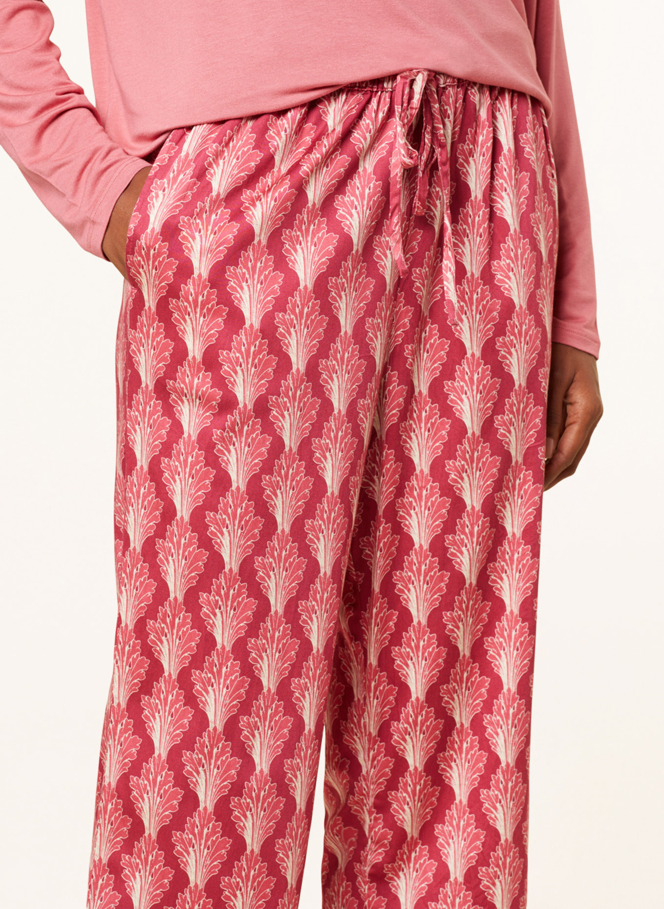 ESSENZA Pajama pants MARE TESSE, Color: FUCHSIA/ LIGHT RED (Image 5)