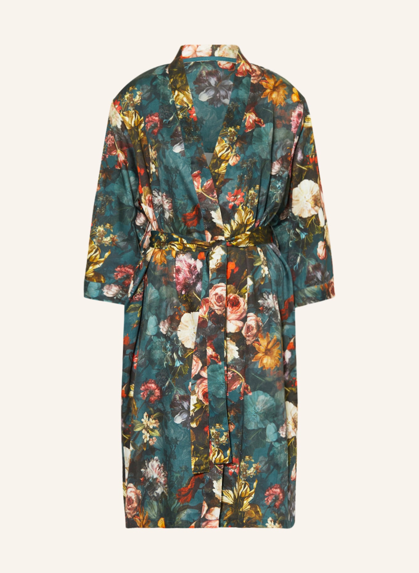 ESSENZA Damen-Kimono SARAI KARLI, Farbe: PETROL/ ALTROSA/ ROT(Bild null)