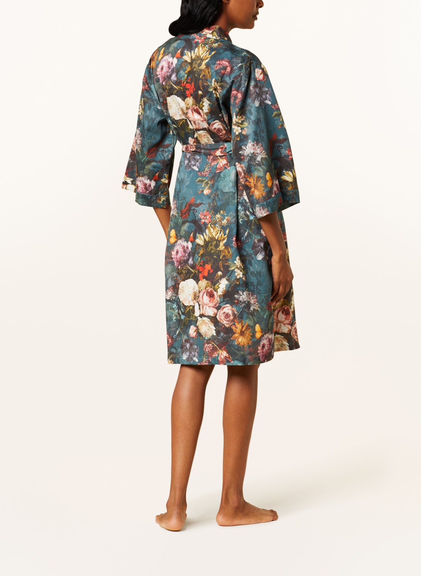 ESSENZA Damen-Kimono SARAI KARLI, Farbe: PETROL/ ALTROSA/ ROT (Bild 3)