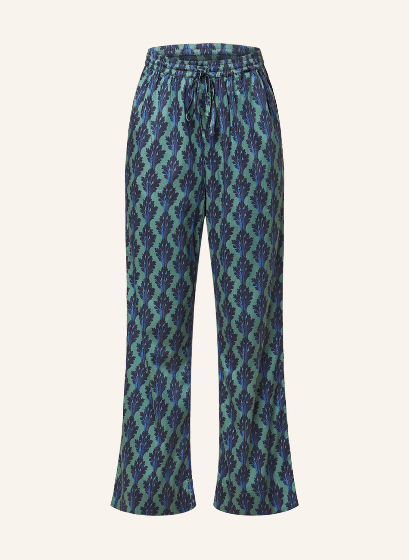 ESSENZA Pajama pants MARE TESSE, Color: GREEN/ BLUE/ DARK BLUE (Image 1)