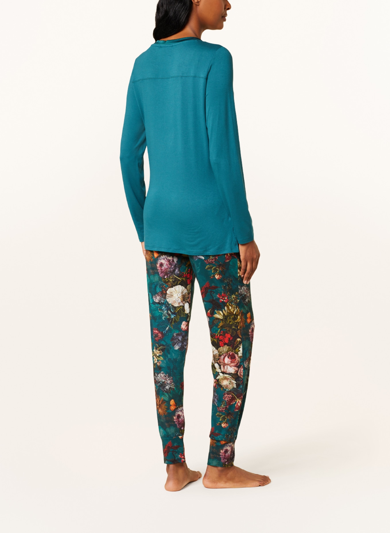 ESSENZA Koszulka od piżamy LUYZA, Kolor: PETROL (Obrazek 3)
