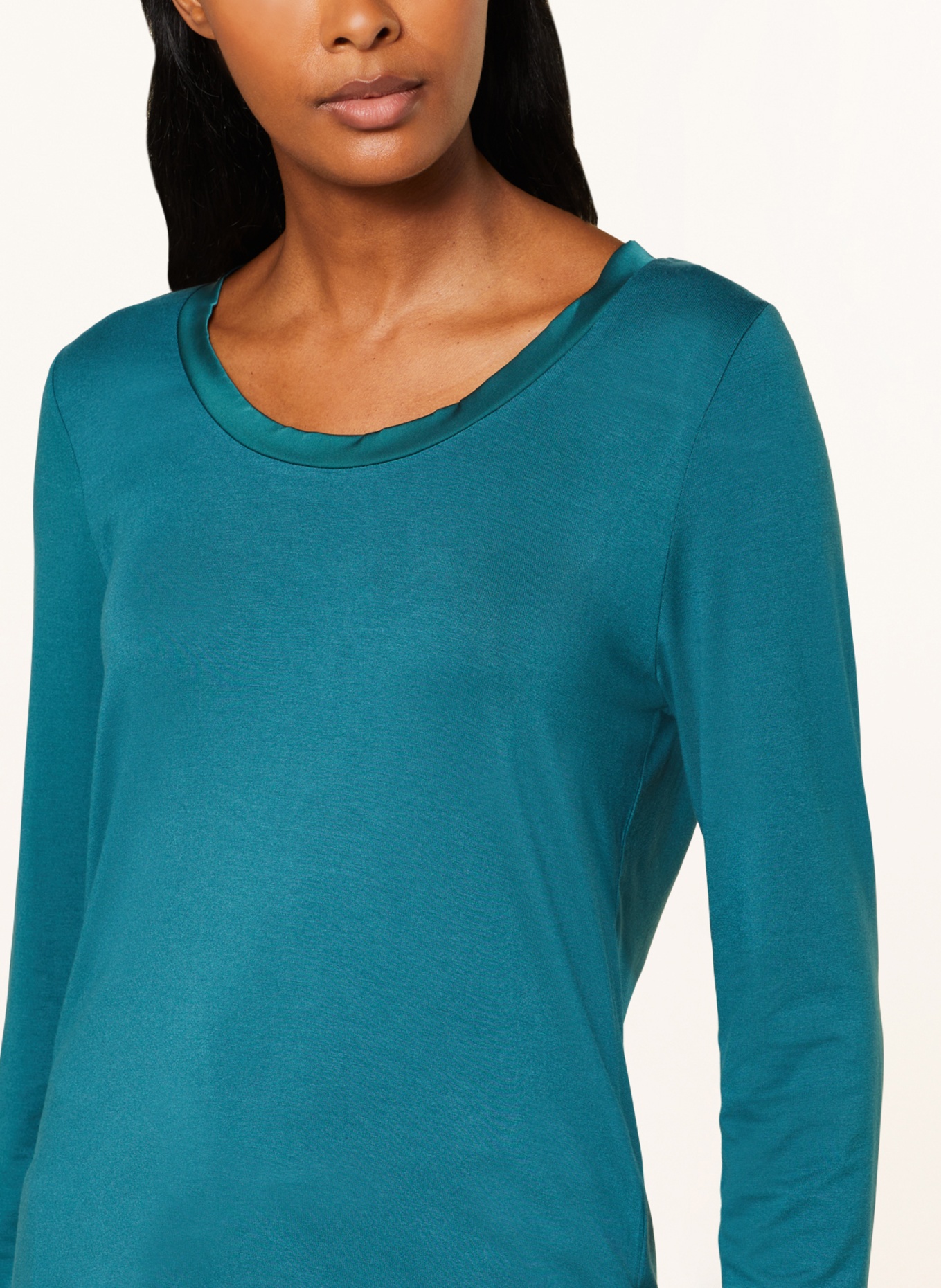 ESSENZA Koszulka od piżamy LUYZA, Kolor: PETROL (Obrazek 4)