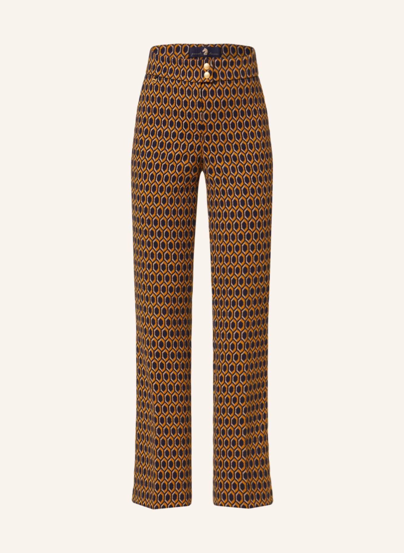 Houndstooth tweed wide-leg pants in multicoloured - Polo Ralph Lauren