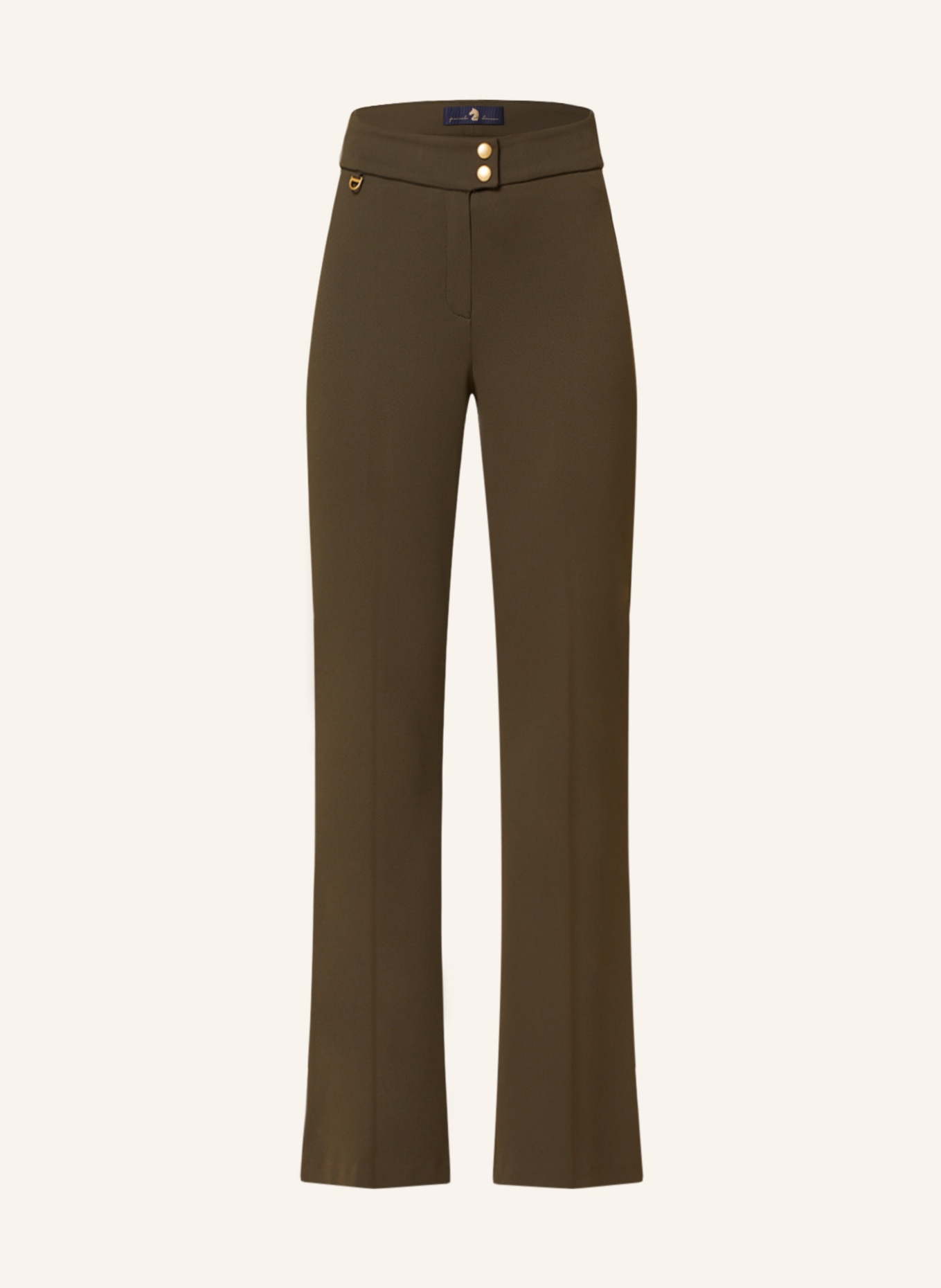 pamela henson Jersey pants ELLIE, Color: KHAKI (Image 1)