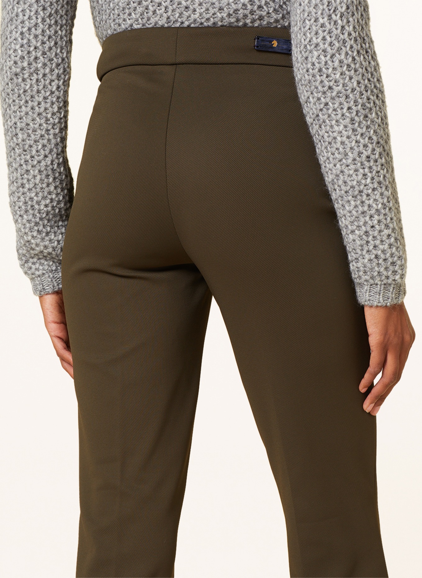 pamela henson Jersey pants ELLIE, Color: KHAKI (Image 5)
