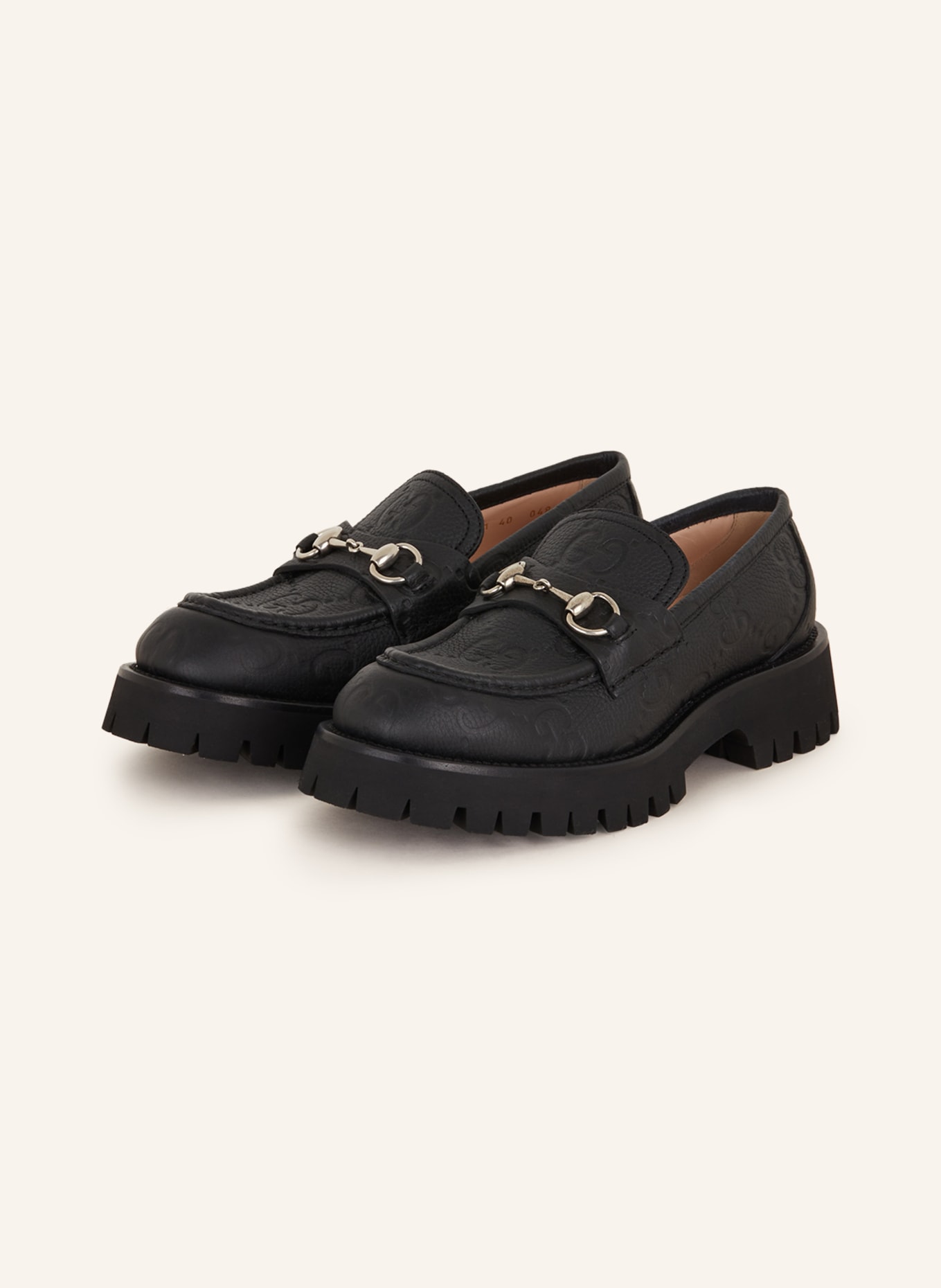 GUCCI Plateau-Loafer HARALD, Farbe: 1000 BLACK (Bild 1)