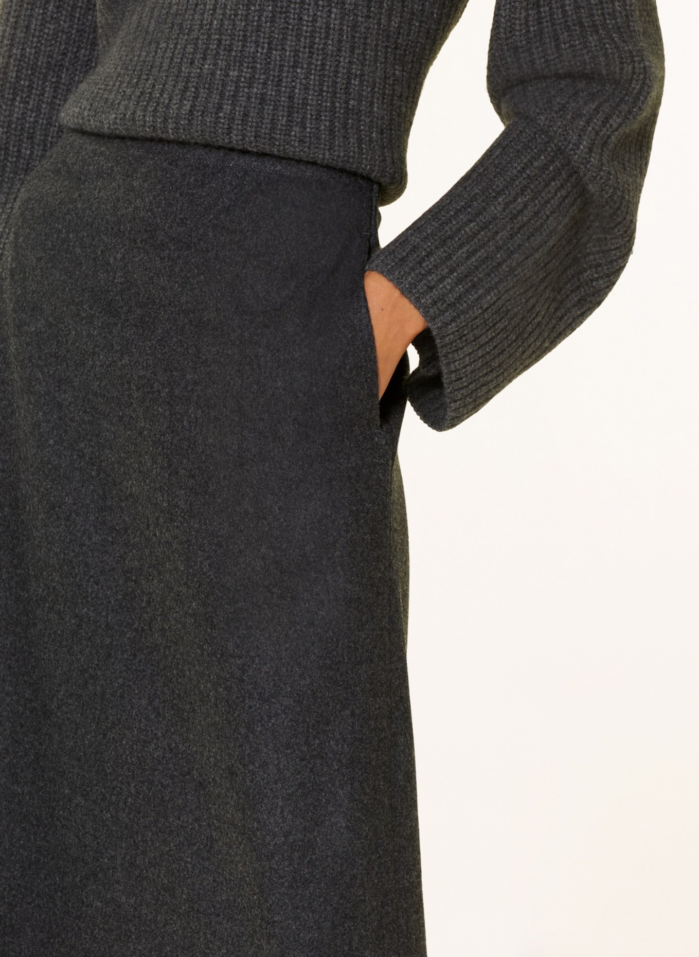 JIL SANDER Skirt, Color: DARK GRAY (Image 4)