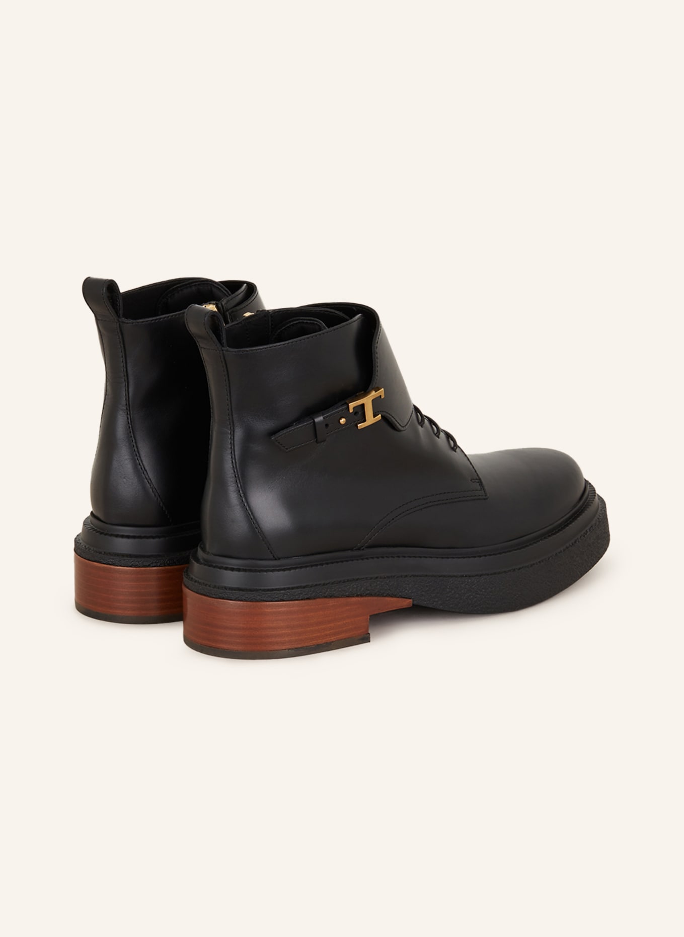 TOD'S Lace-up boots, Color: BLACK (Image 2)