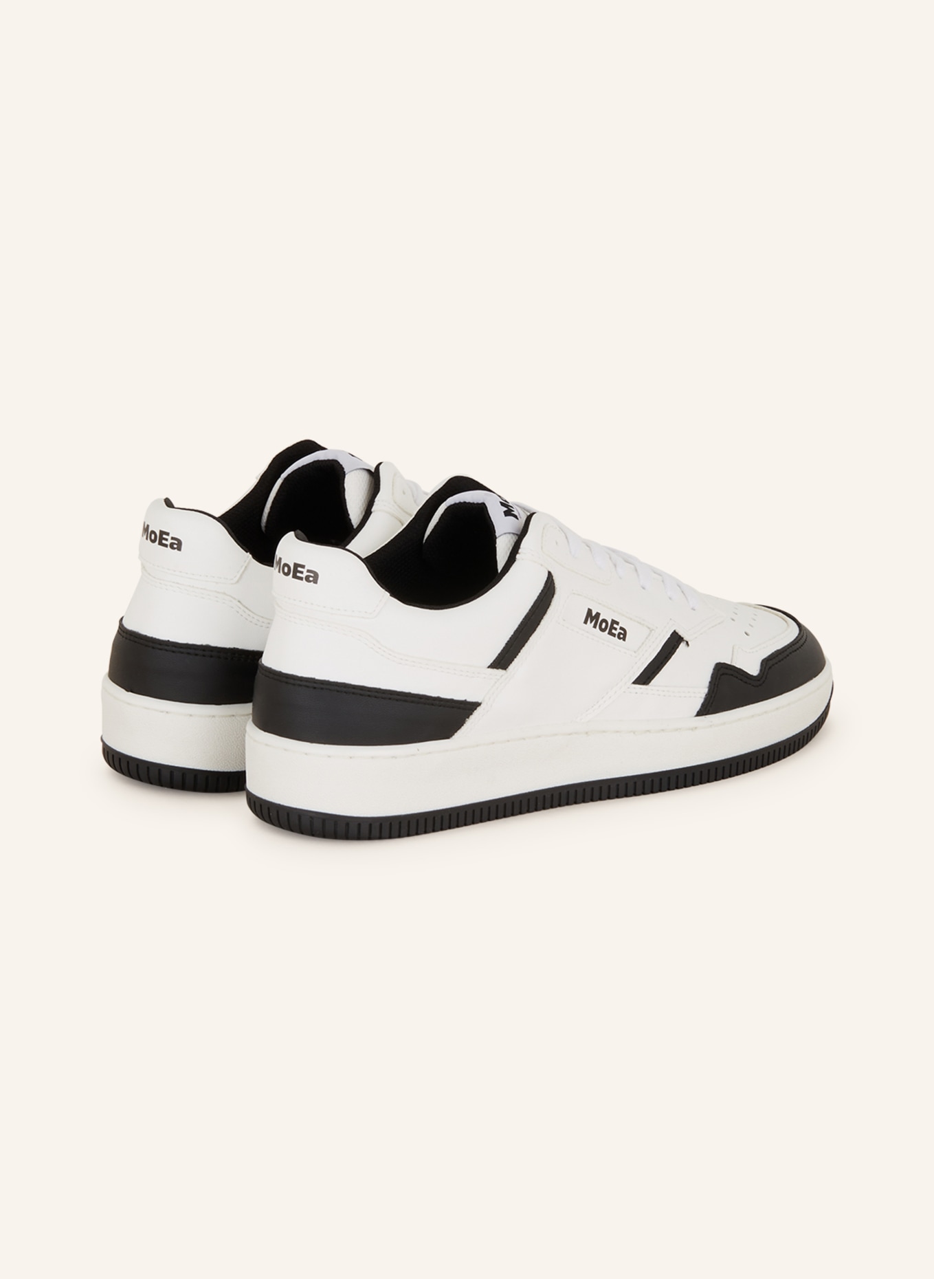 MoEa Sneakers, Color: WHITE/ BLACK (Image 2)