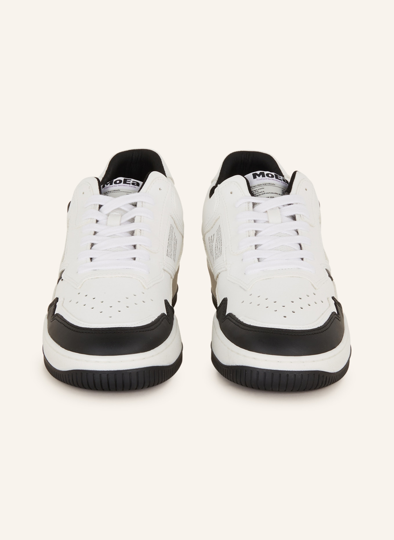 MoEa Sneakers, Color: WHITE/ BLACK (Image 3)