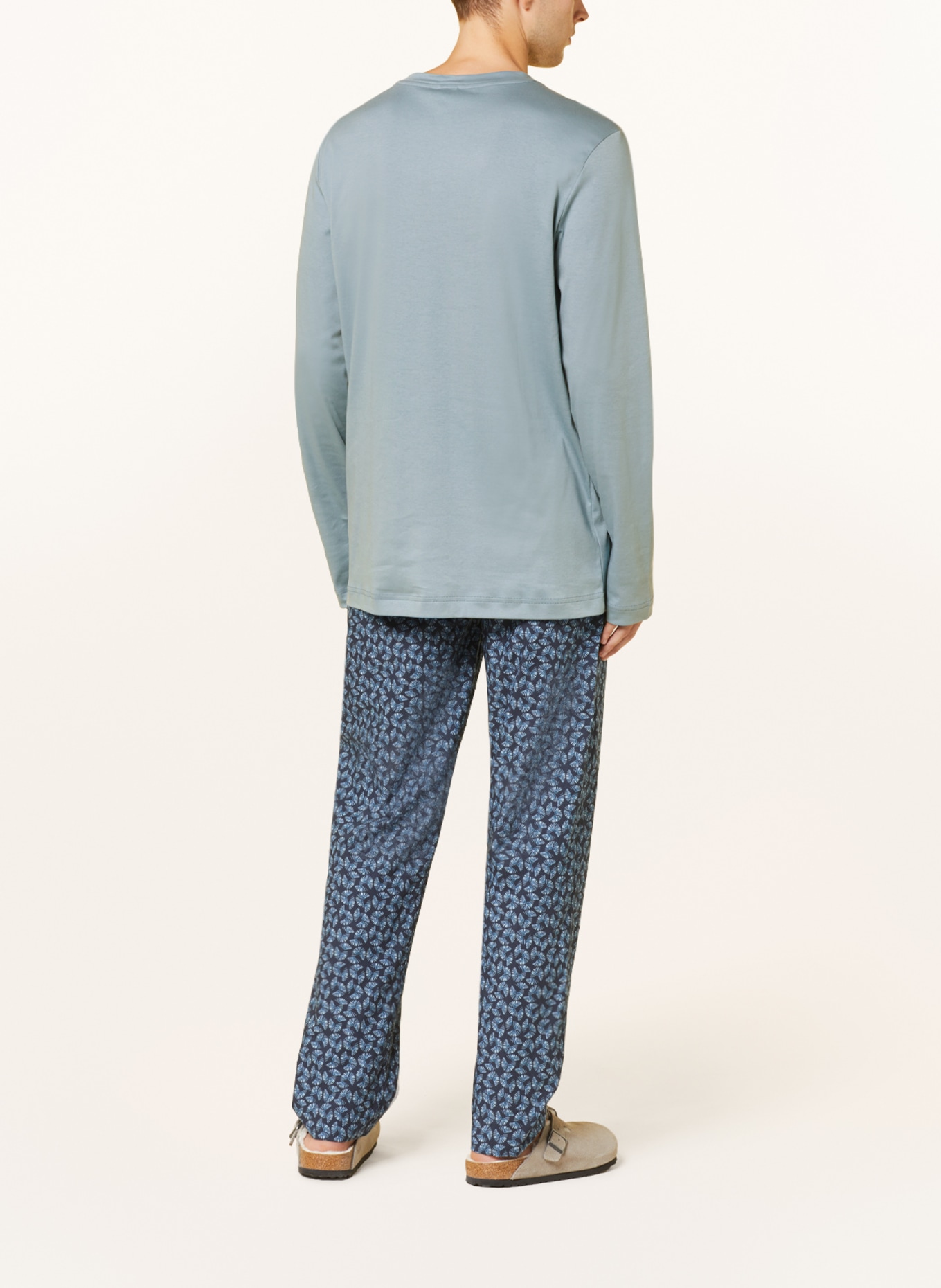 zimmerli Pajama shirt SUPREME GREEN COTTON, Color: LIGHT BLUE (Image 3)