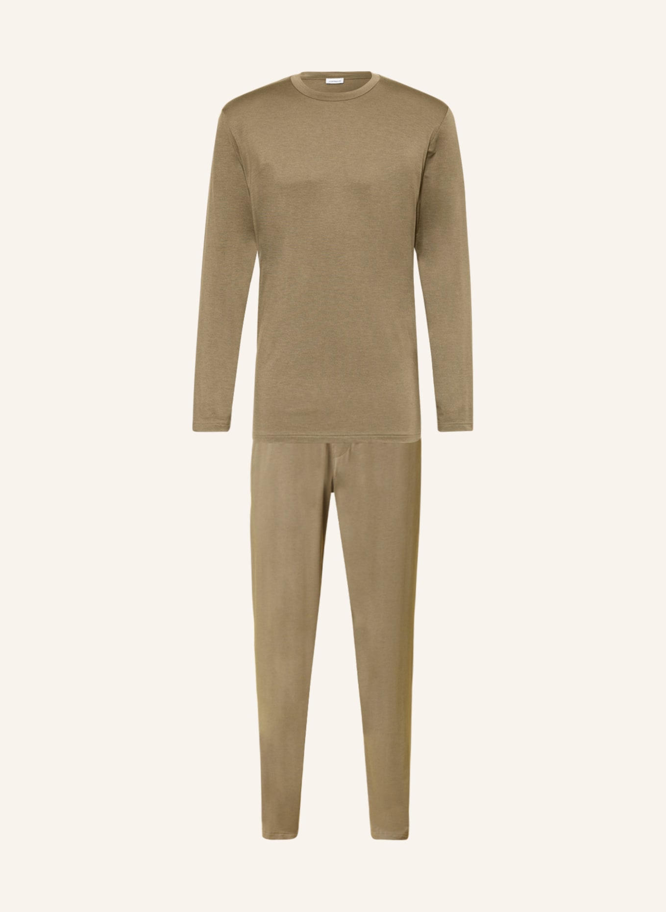 zimmerli Pajamas COZY COMFORT, Color: KHAKI (Image 1)