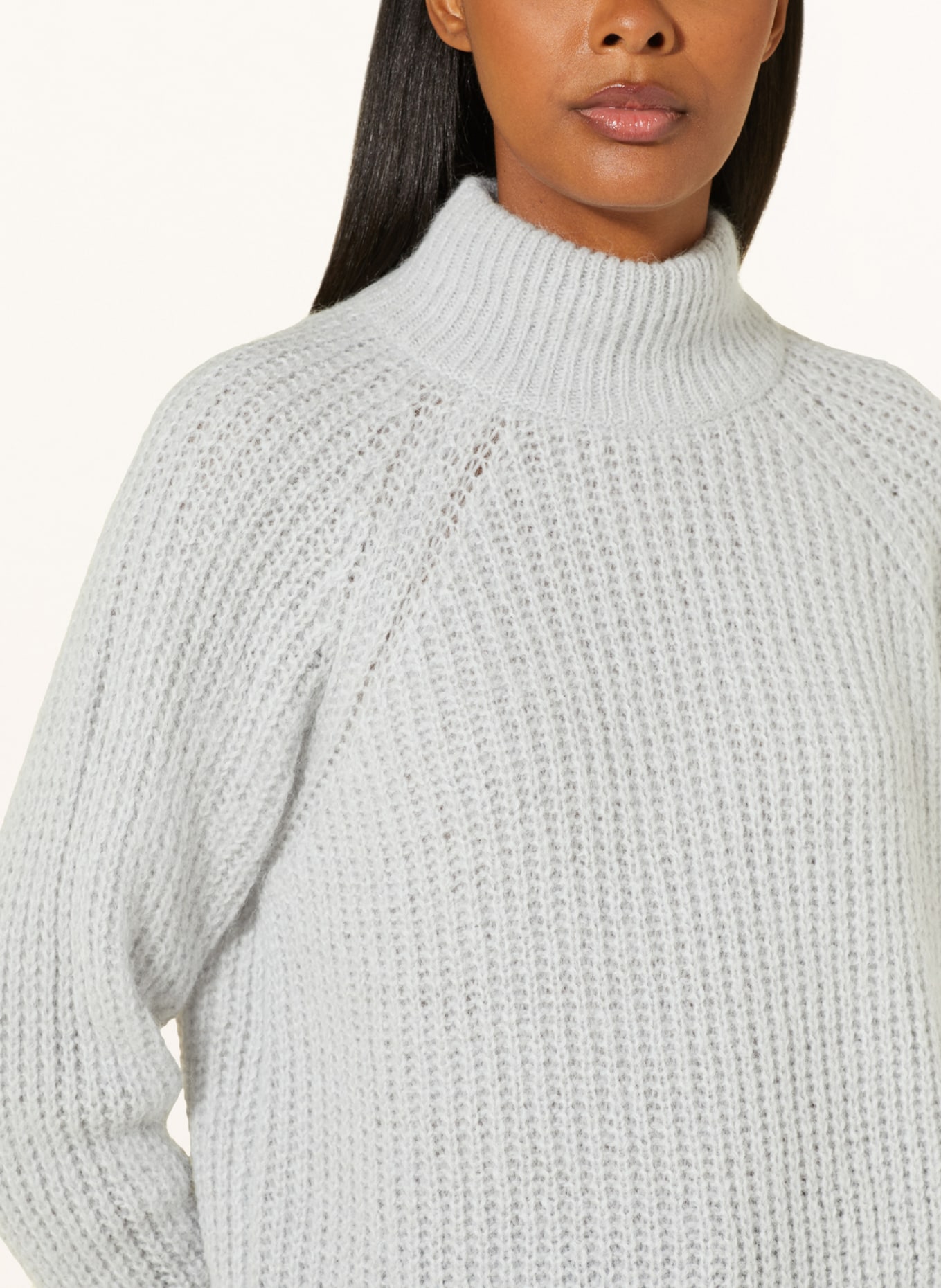 PESERICO Sweater with alpaca, Color: GRAY (Image 4)