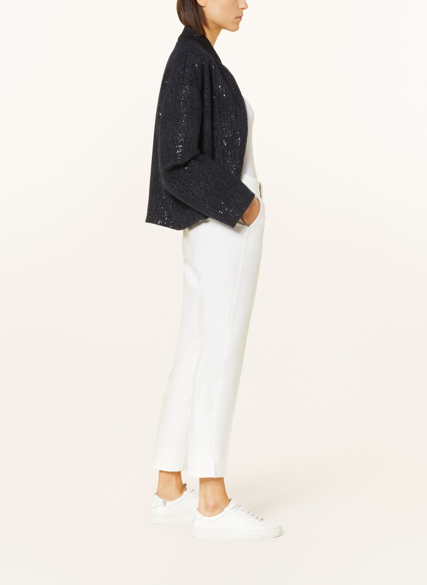 PESERICO Trousers, Color: WHITE (Image 4)