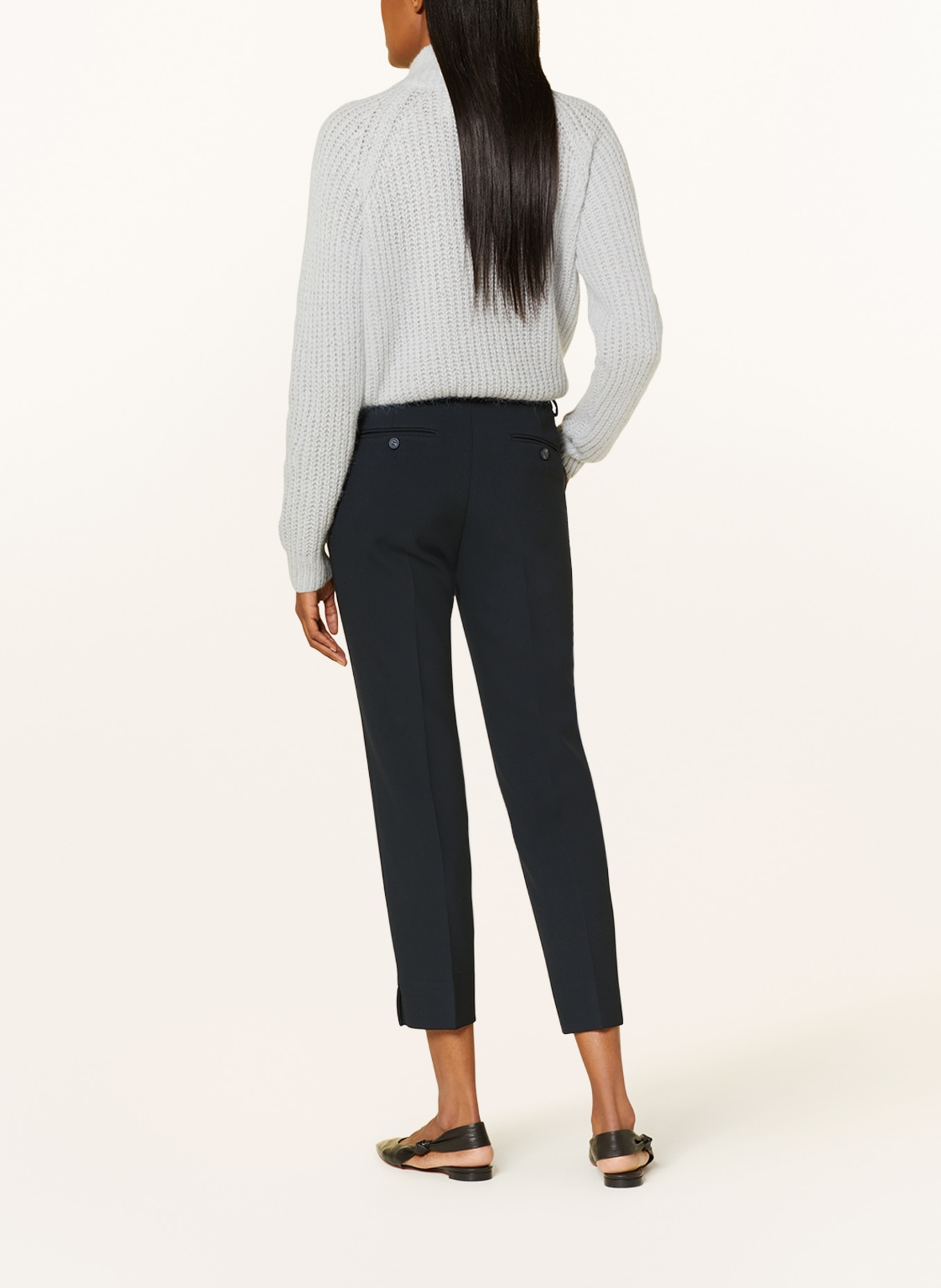 PESERICO Trousers, Color: BLACK (Image 3)