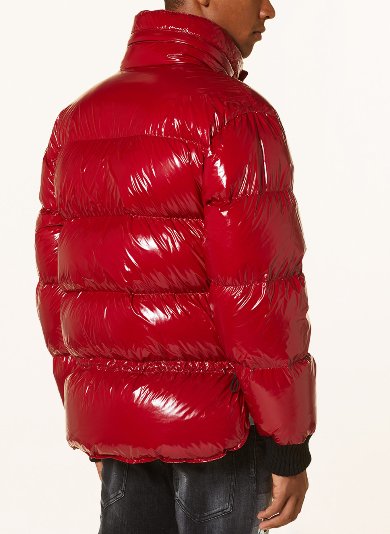 DSQUARED2 Péřová bunda, Barva: TMAVĚ ČERVENÁ (Obrázek 6)