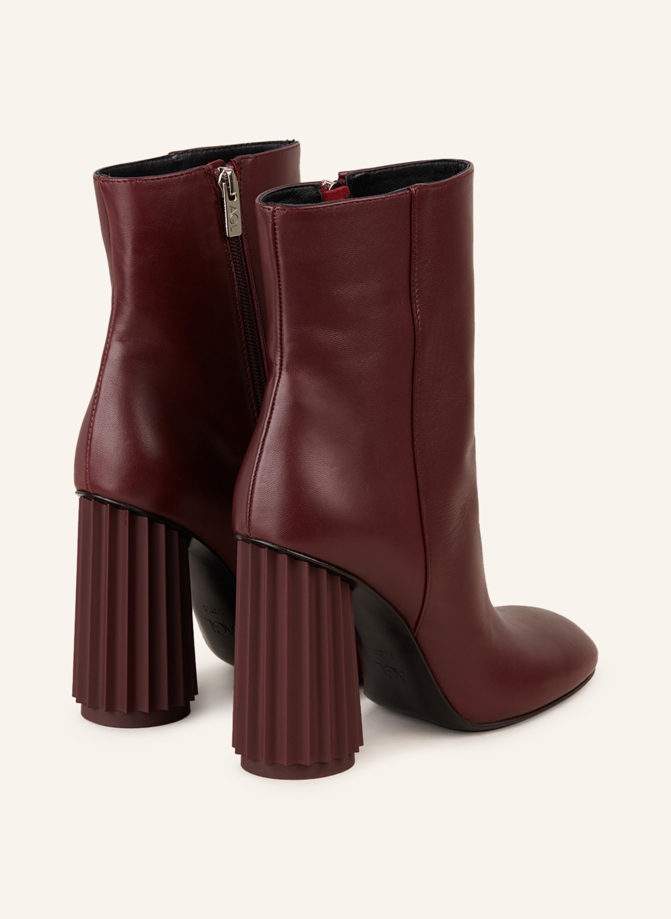 AGL Ankle boots DORICA, Color: DARK RED (Image 2)