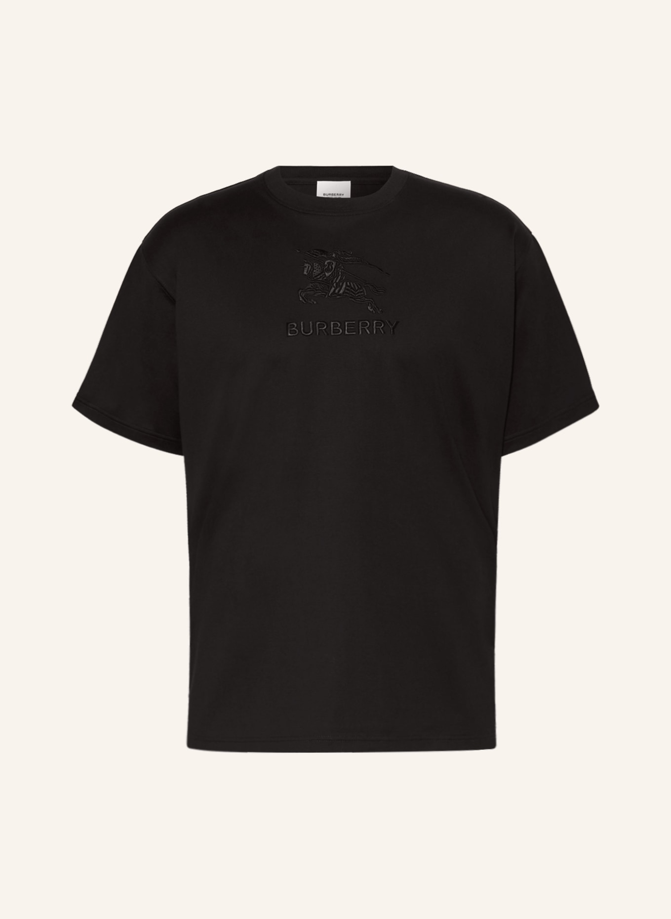 BURBERRY T-shirt TEMPAH, Kolor: CZARNY (Obrazek 1)