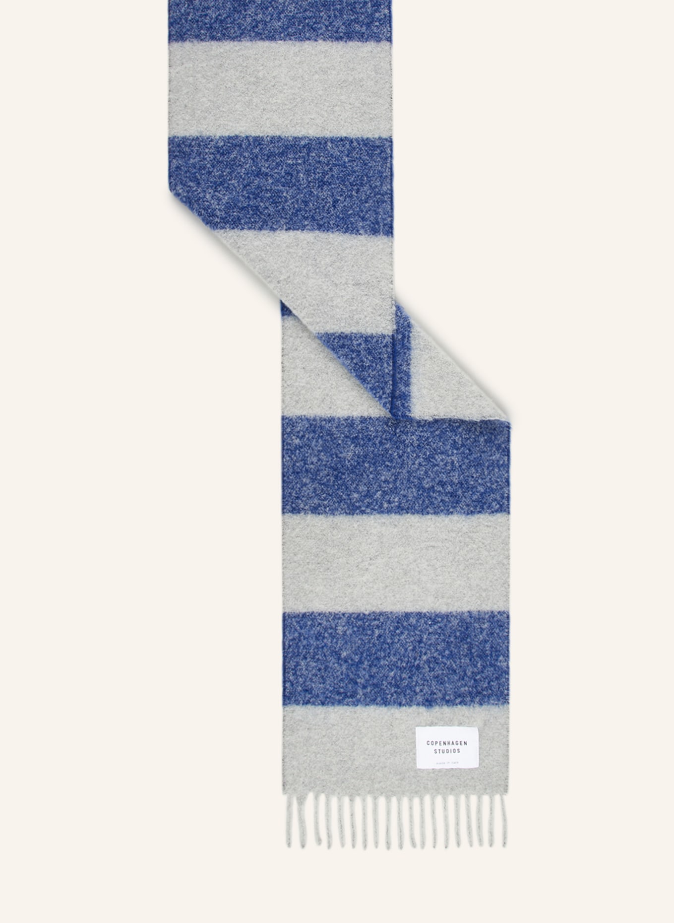 COPENHAGEN Schal, Farbe: BLAU/ HELLGRAU (Bild 2)
