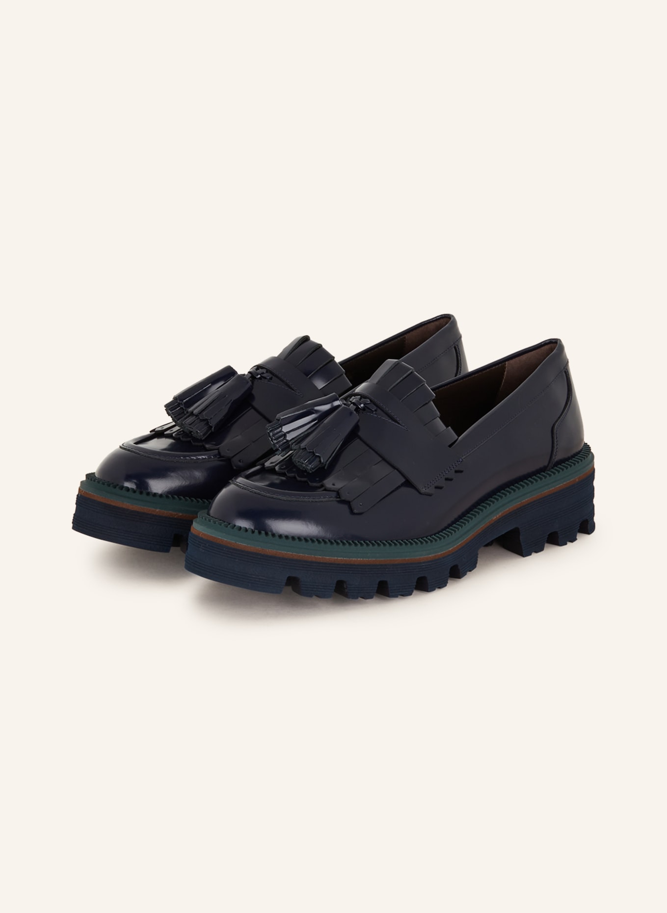 Pertini Penny loafers, Color: DARK BLUE (Image 1)