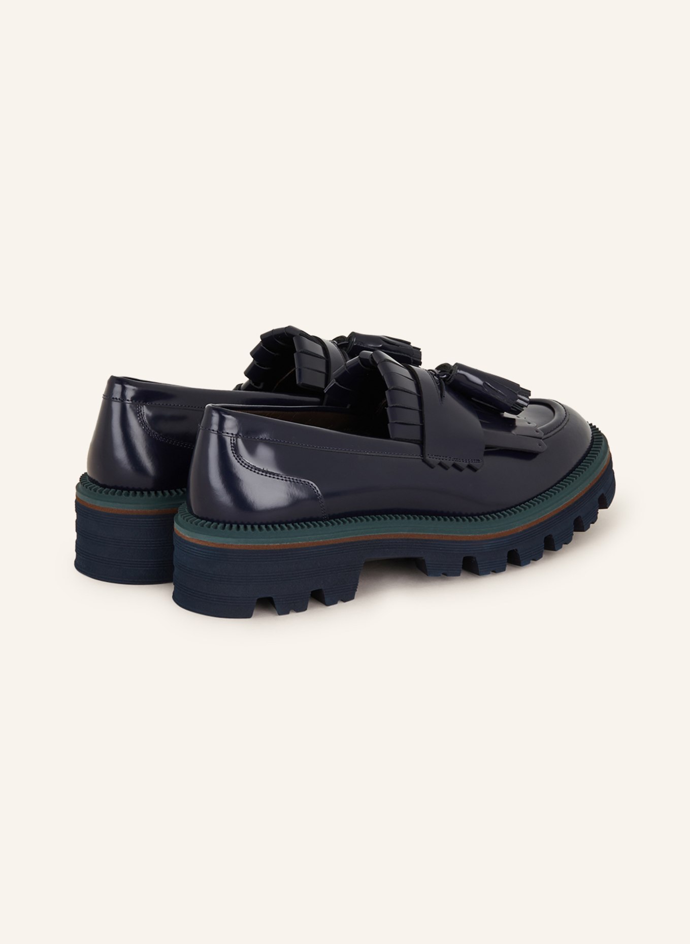 Pertini Penny loafers, Color: DARK BLUE (Image 2)