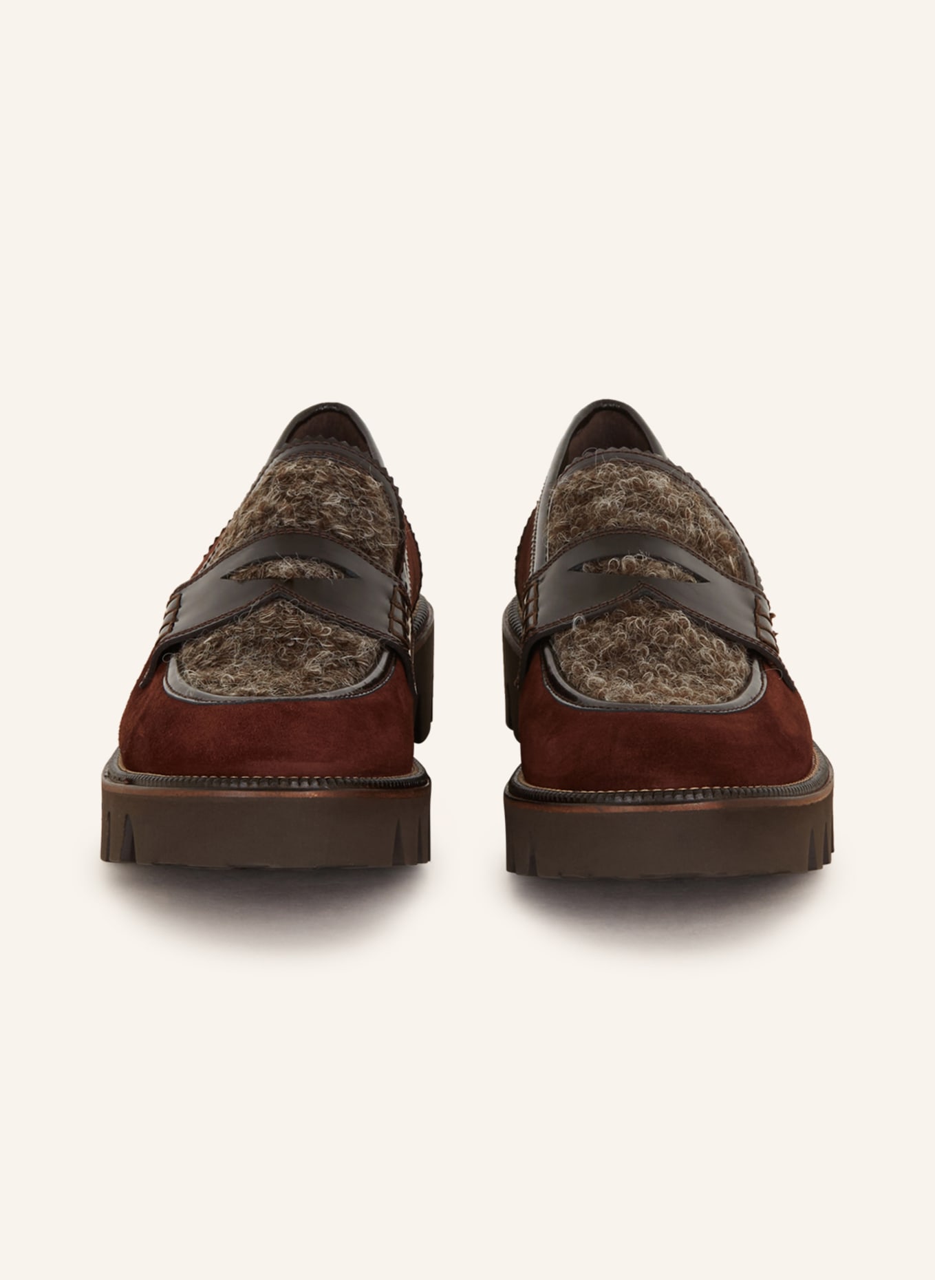 Pertini Penny loafers, Color: BROWN (Image 3)