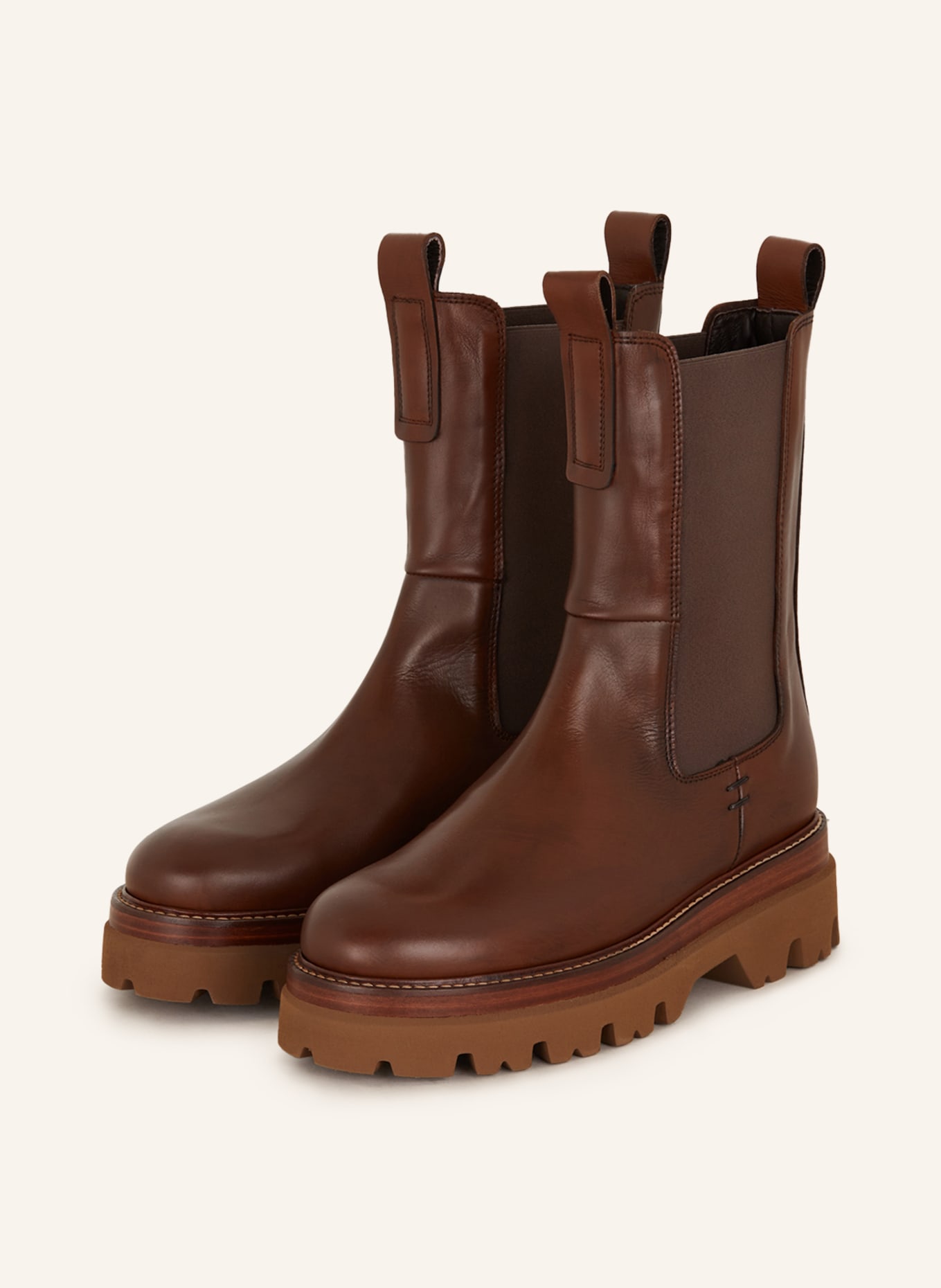 Pertini Chelsea-Boots, Farbe: BRAUN (Bild 1)