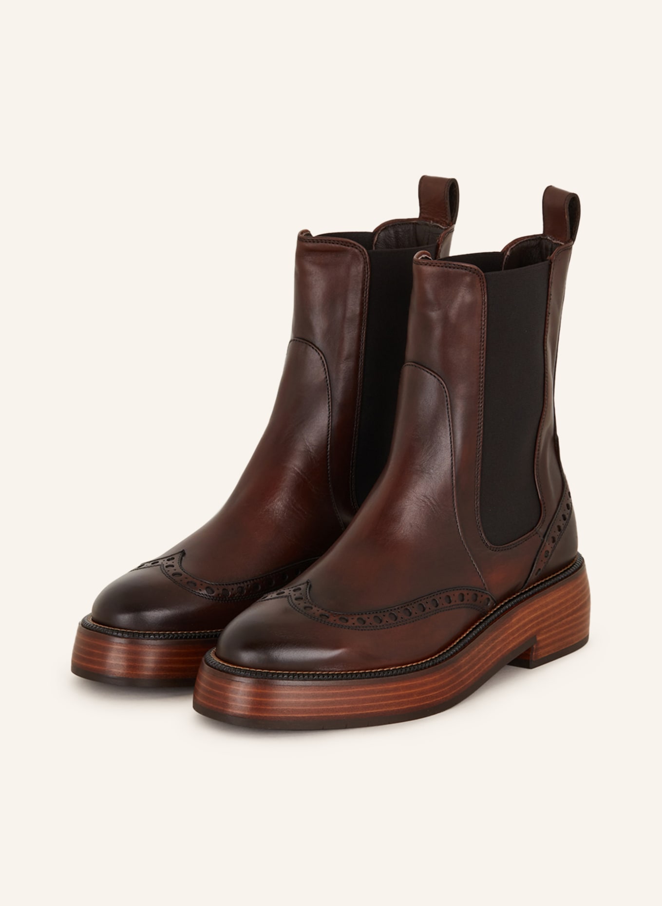 Pertini Chelsea-Boots, Farbe: BRAUN (Bild 1)