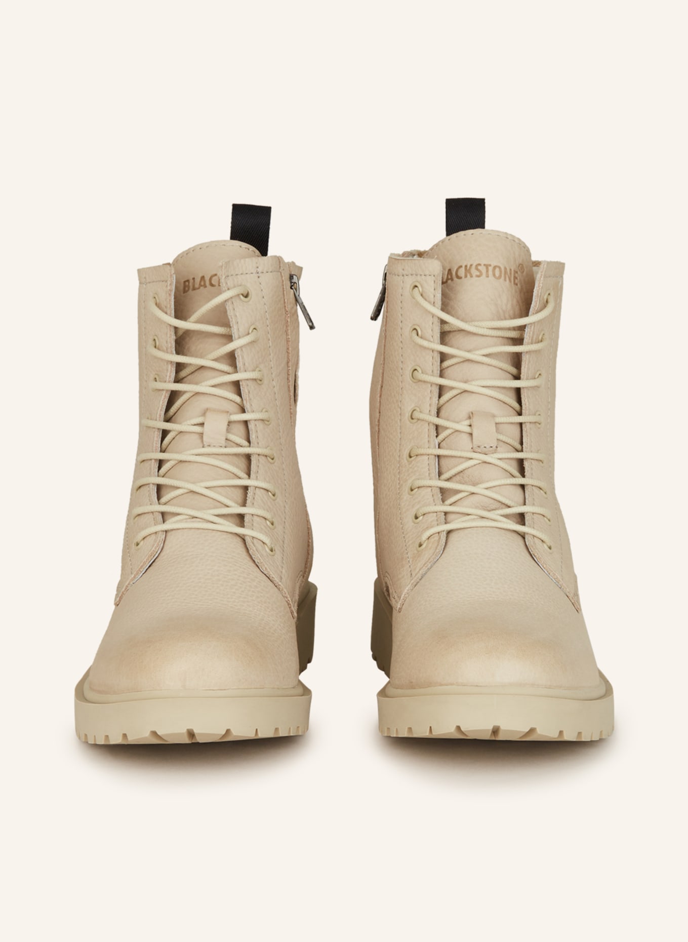BLACKSTONE Lace-up boots, Color: BEIGE (Image 3)