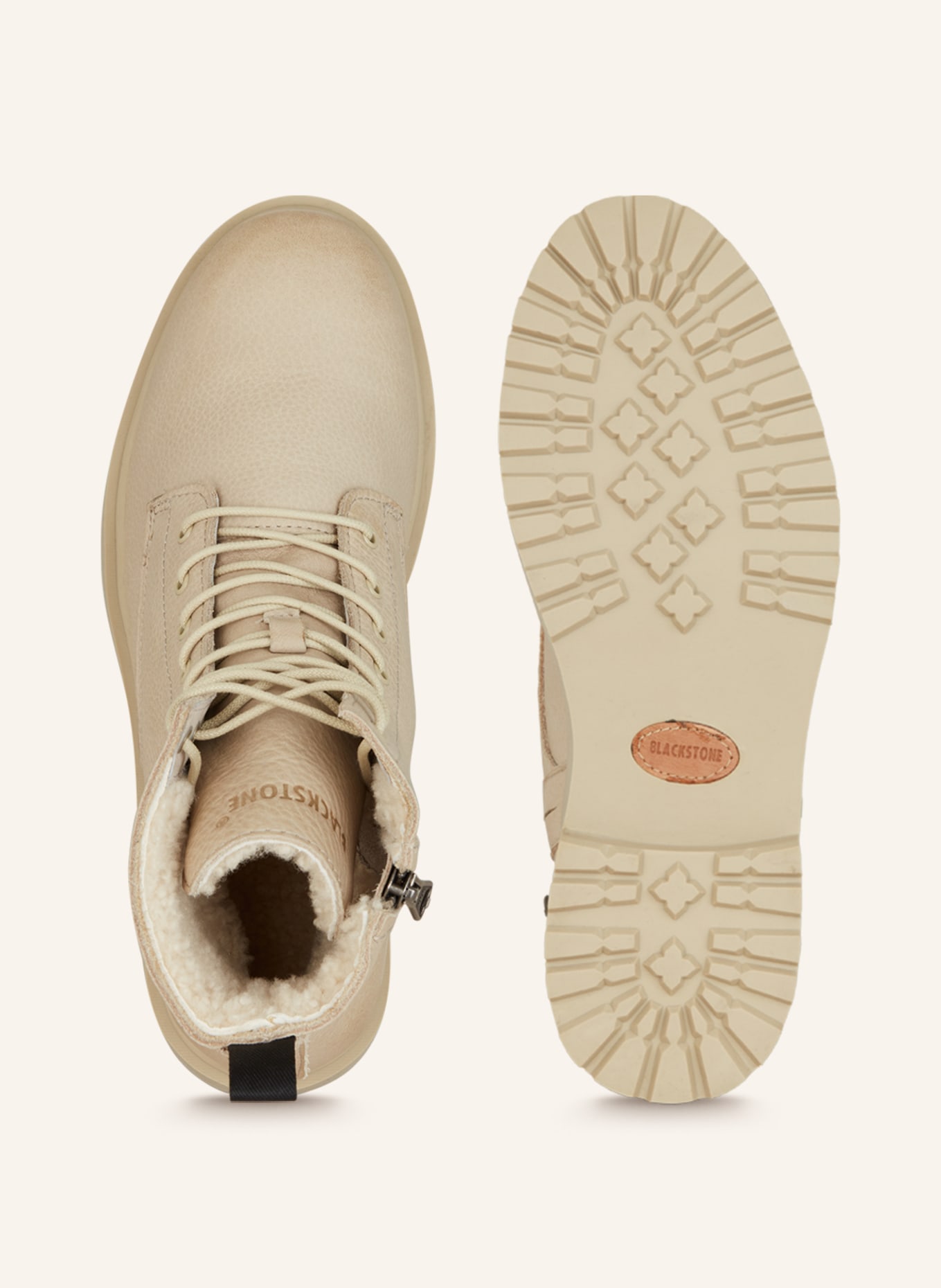 BLACKSTONE Lace-up boots, Color: BEIGE (Image 6)