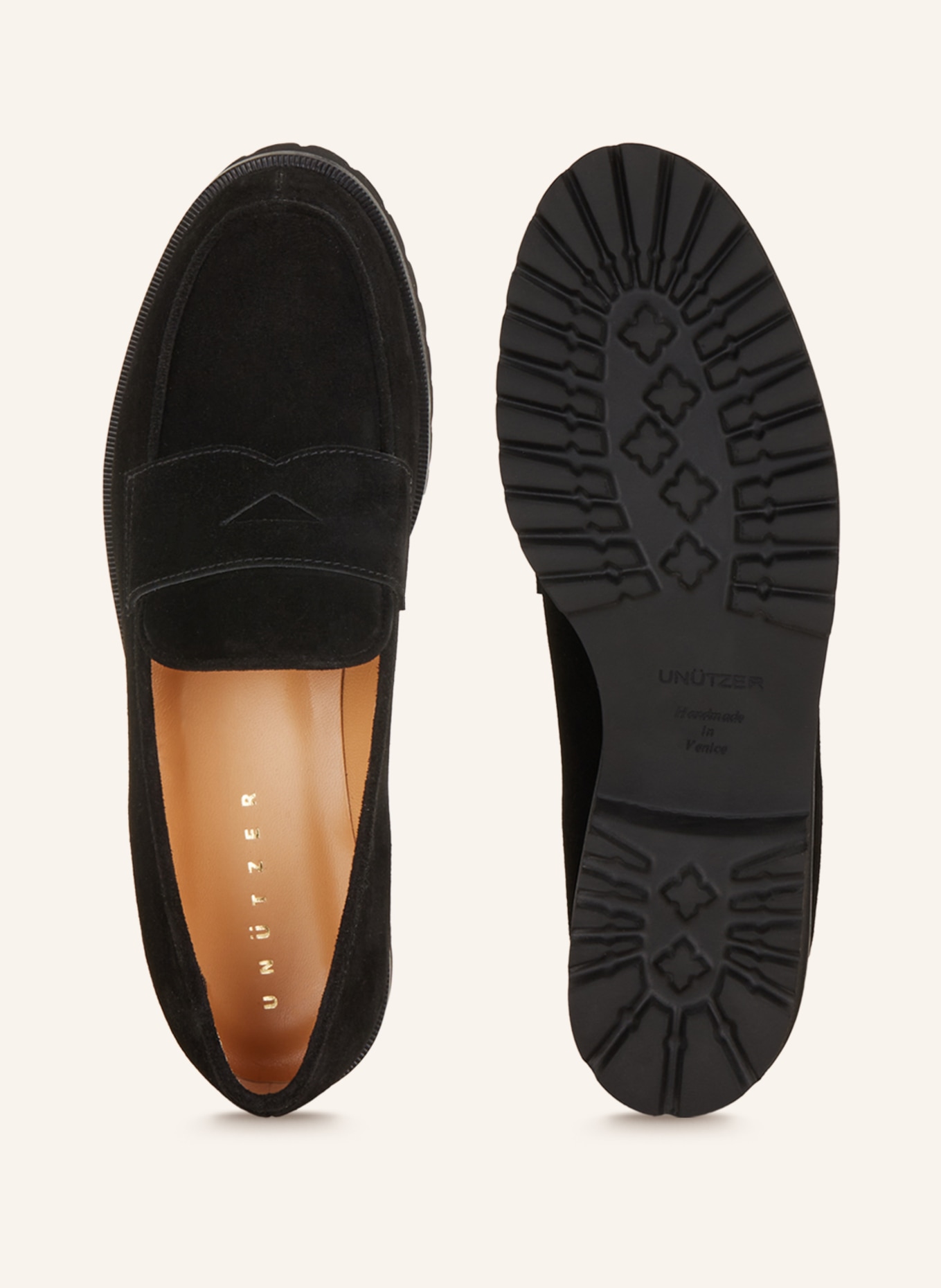 UNÜTZER Penny loafers, Color: BLACK (Image 5)