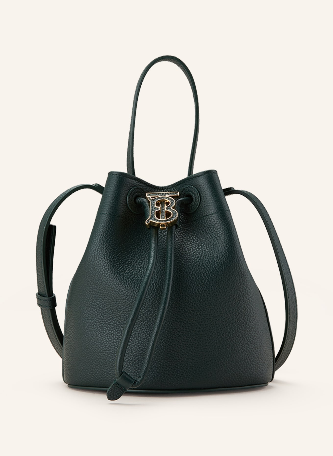 BURBERRY Pouch bag TB BUCKET BAG SMALL, Color: DARK GREEN (Image 1)