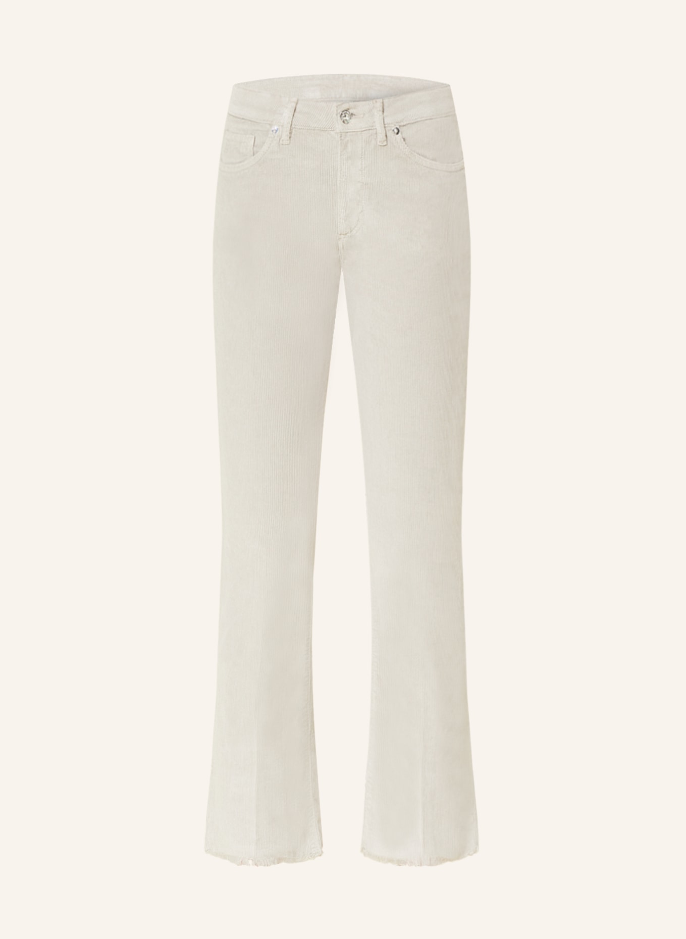 nine:inthe:morning Corduroy trousers ENDLESS, Color: CREAM (Image 1)