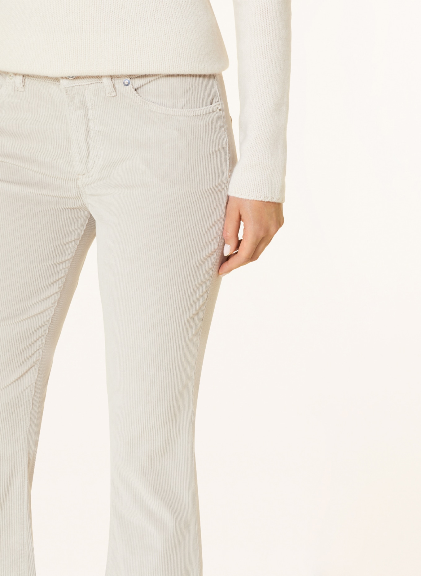 nine:inthe:morning Corduroy trousers ENDLESS, Color: CREAM (Image 5)
