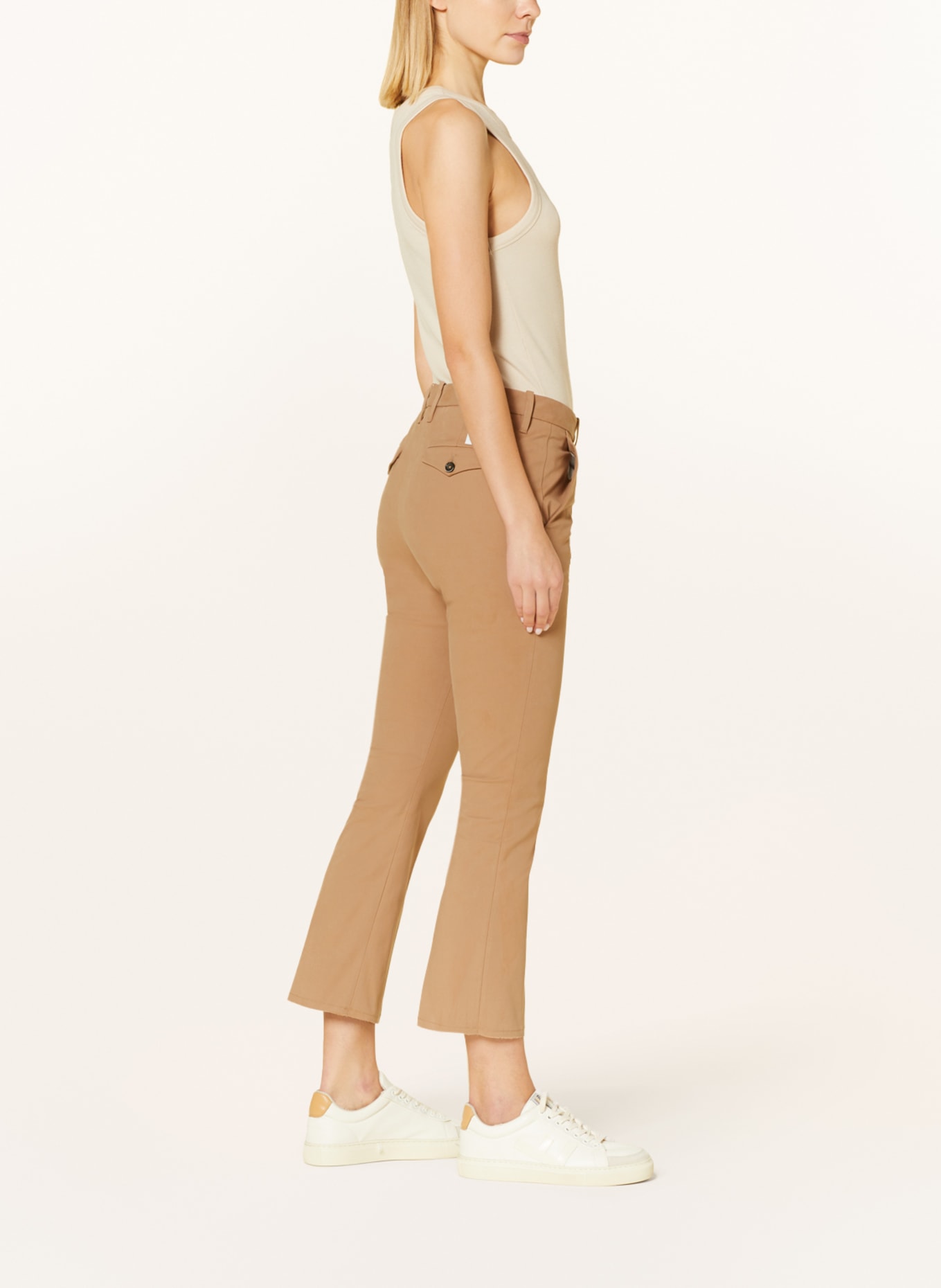 nine:inthe:morning 7/8 trousers ROME, Color: COGNAC (Image 4)
