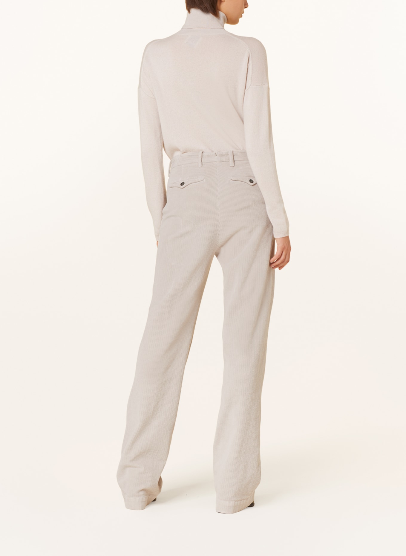 nine:inthe:morning Corduroy trousers DEEP, Color: CREAM (Image 3)