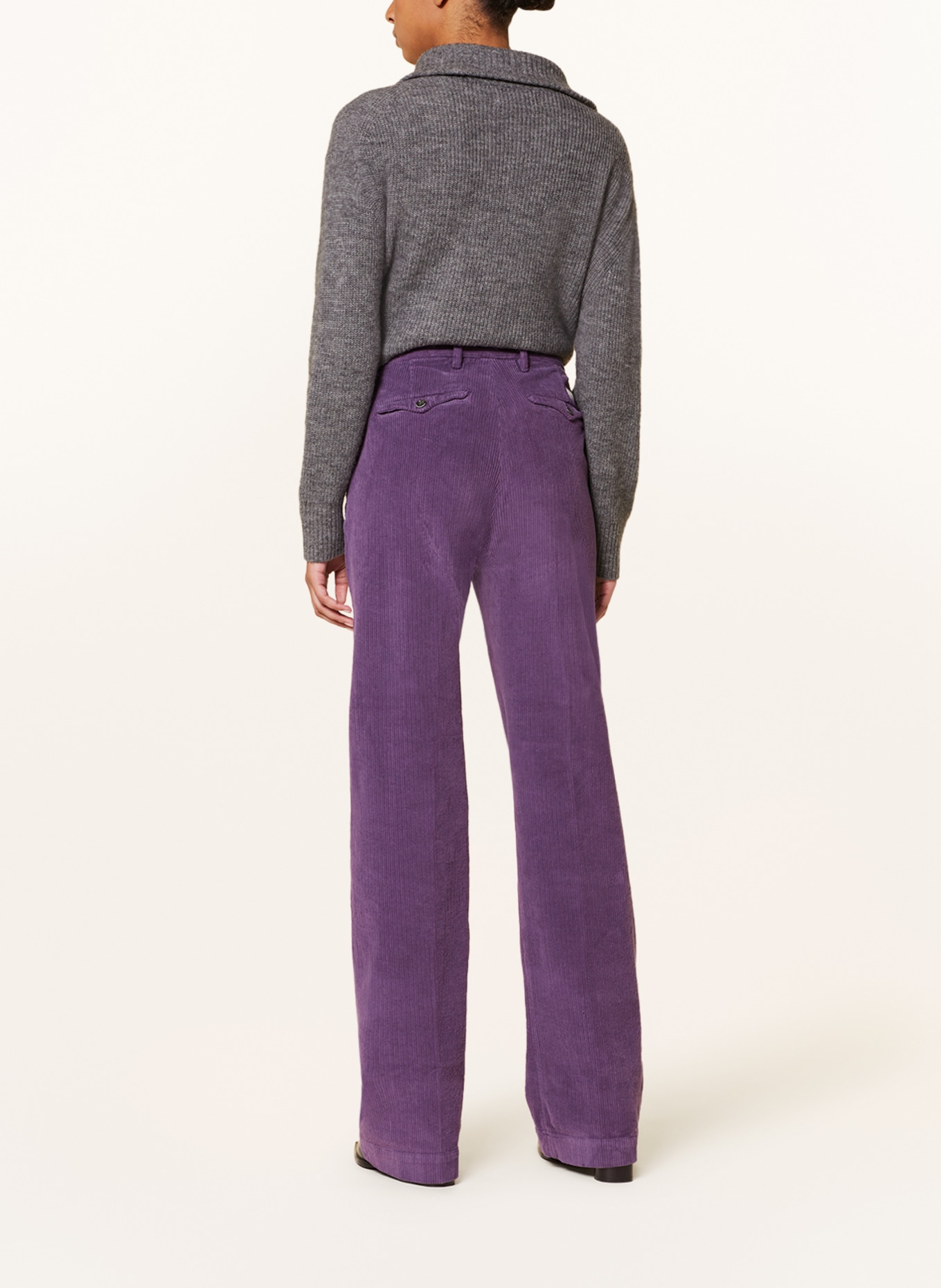 nine:inthe:morning Corduroy trousers DEEP, Color: PURPLE (Image 3)